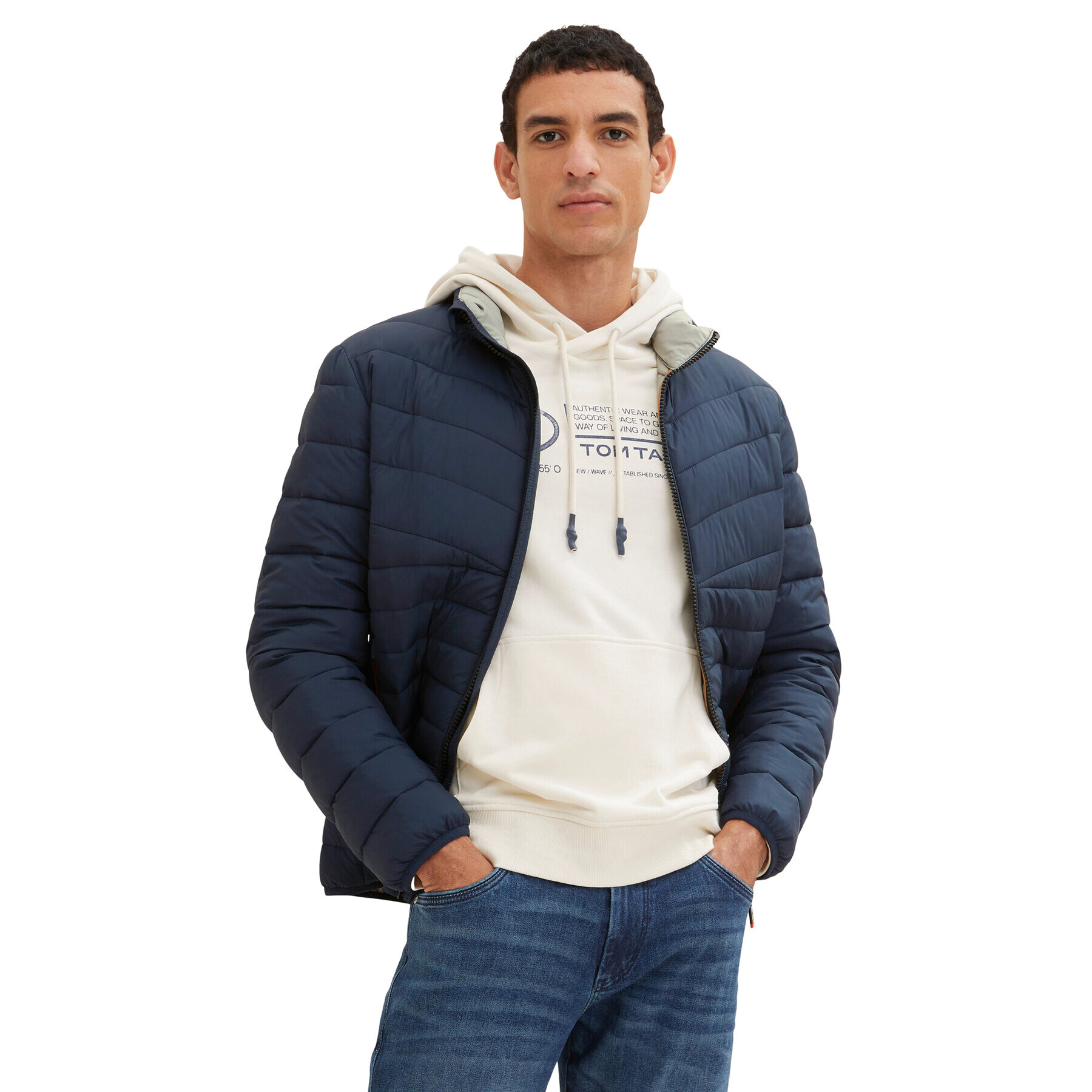 Tom Tailor Преходно яке 1034033 Тъмносин - Pepit.bg