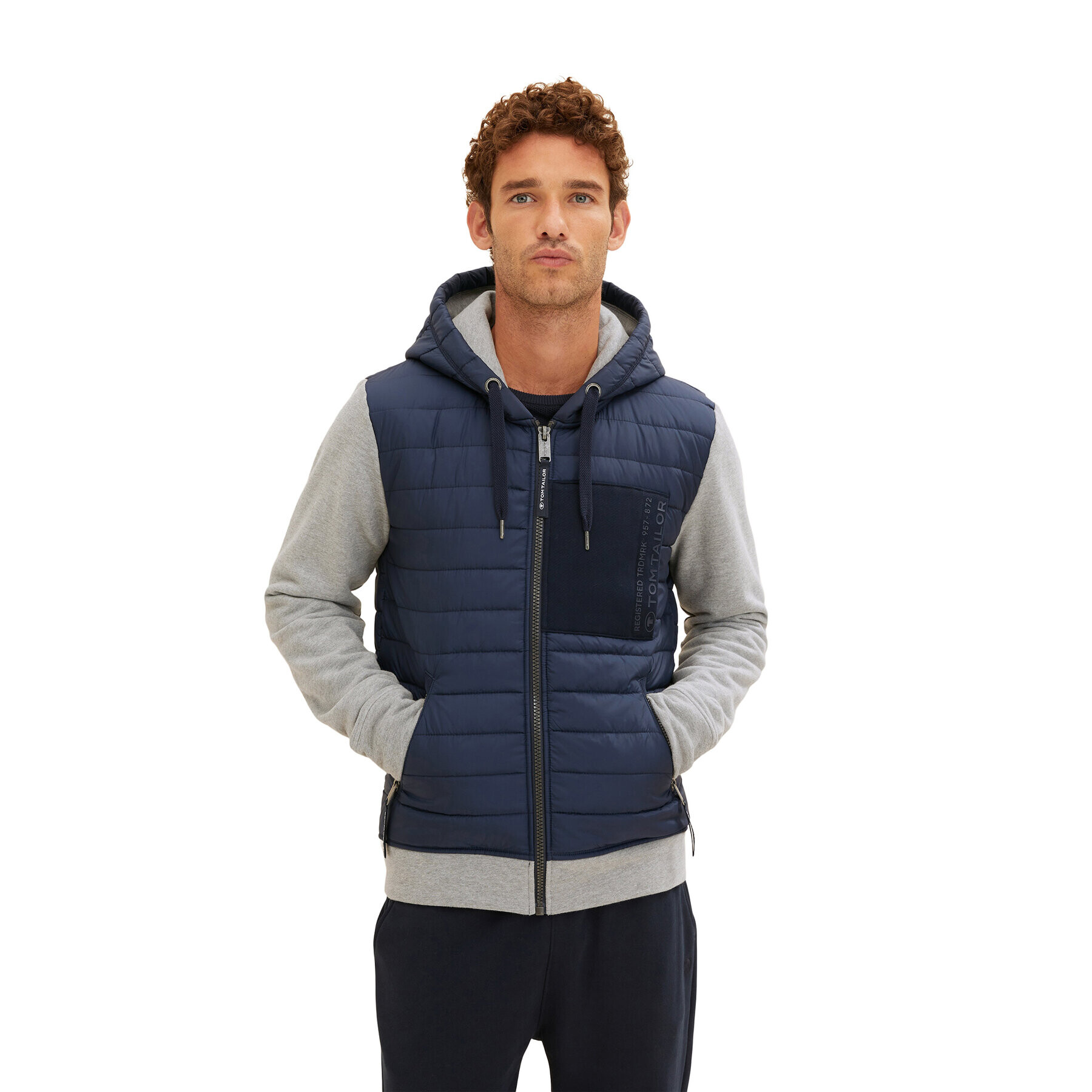 Tom Tailor Преходно яке 1034363 Сив Regular Fit - Pepit.bg