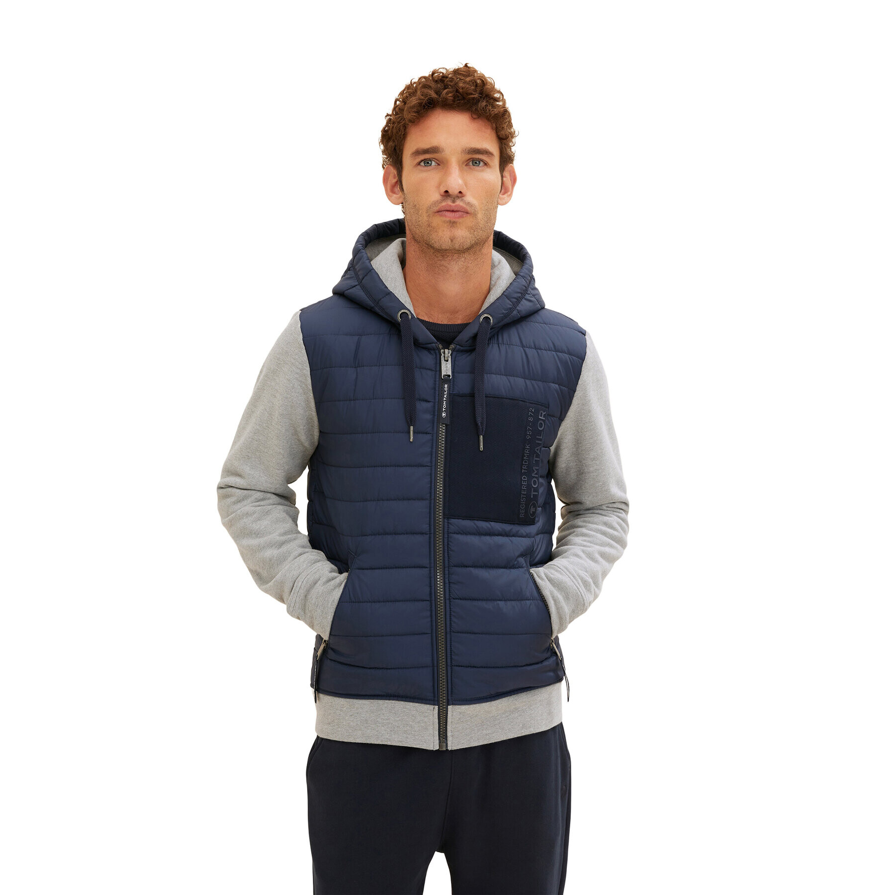 Tom Tailor Преходно яке 1034363 Сив Regular Fit - Pepit.bg