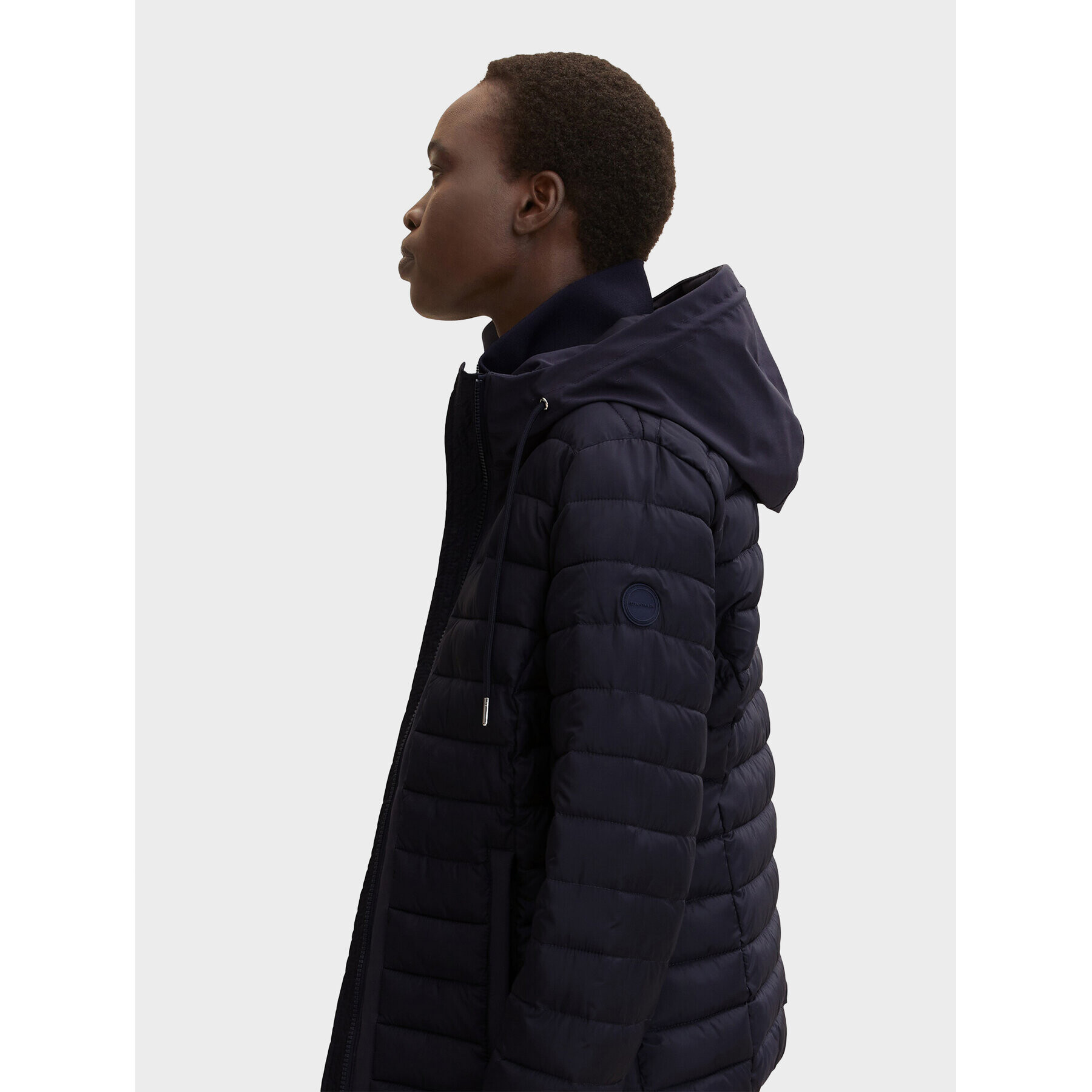 Tom Tailor Пухено яке 1031317 Тъмносин Regular Fit - Pepit.bg
