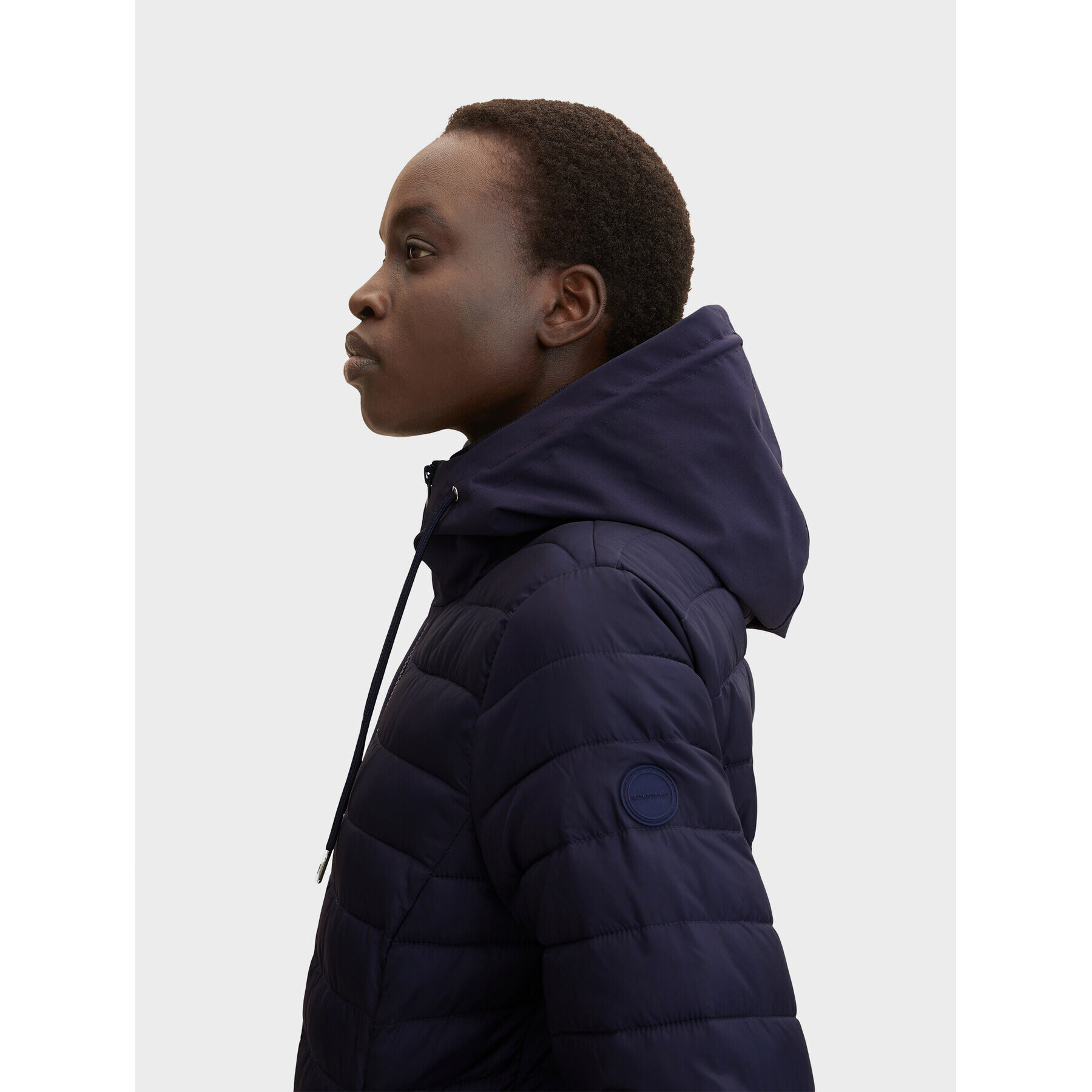 Tom Tailor Пухено яке 1031317 Тъмносин Regular Fit - Pepit.bg