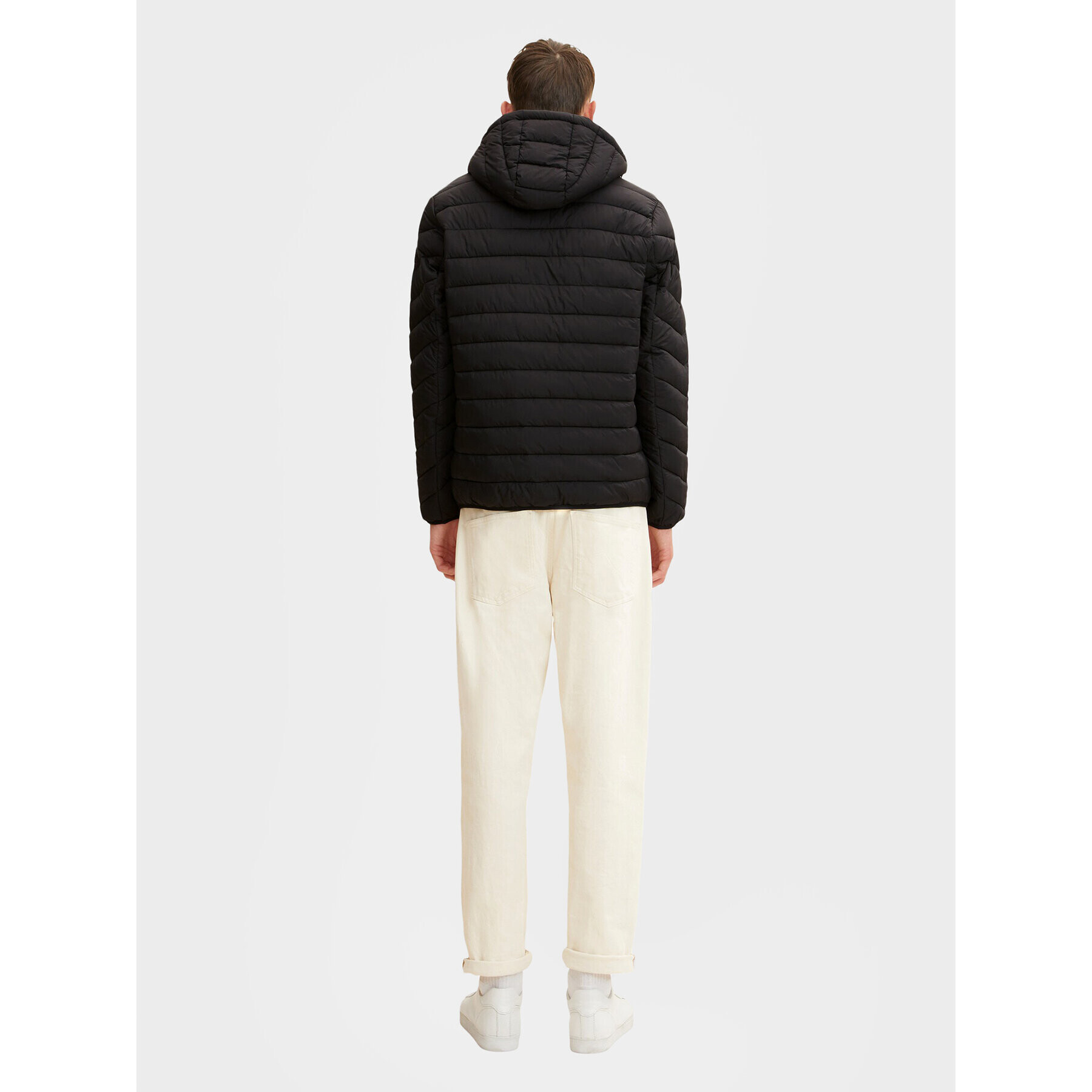Tom Tailor Denim Пухено яке 1031780 Черен Regular Fit - Pepit.bg