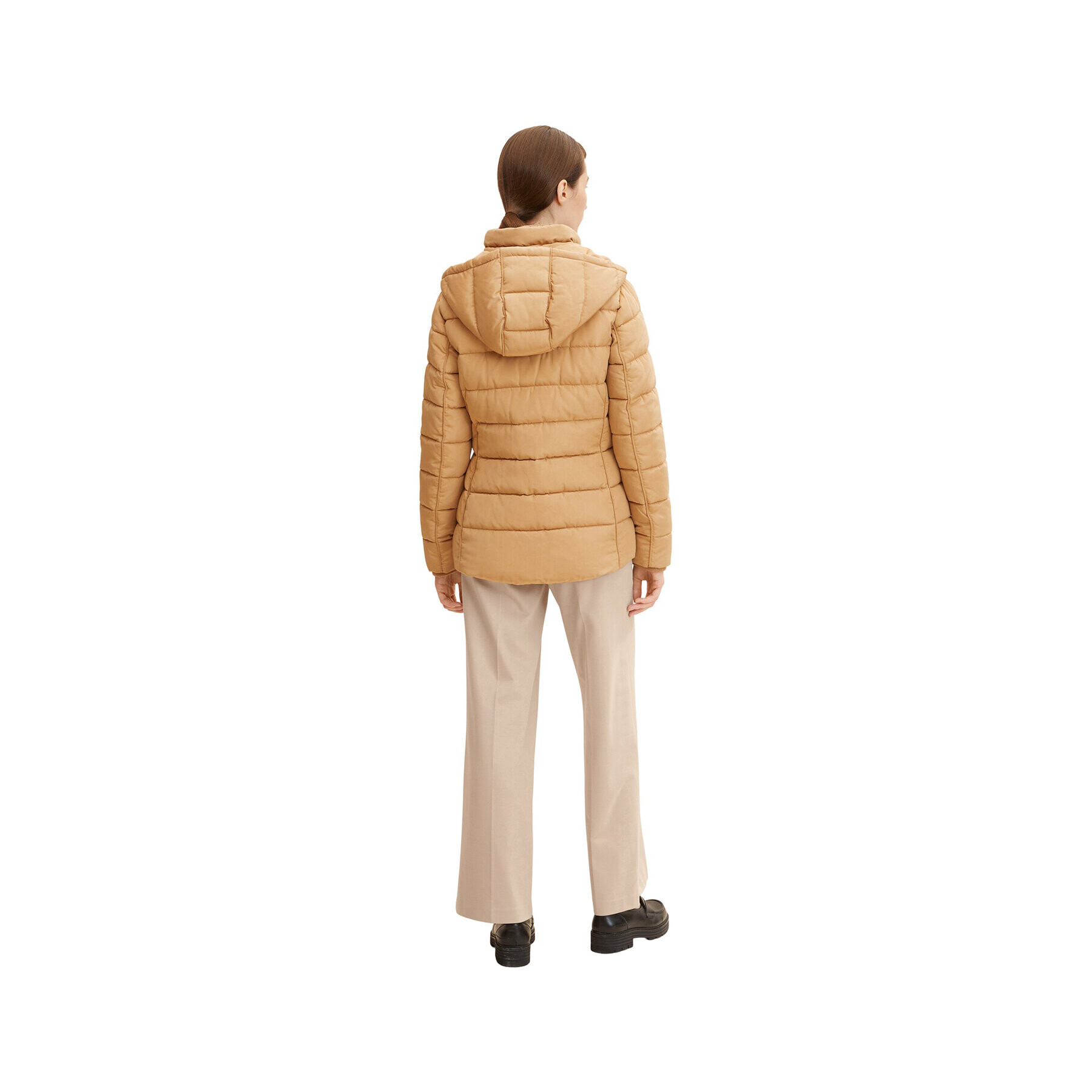 Tom Tailor Пухено яке 1032480 Бежов Regular Fit - Pepit.bg