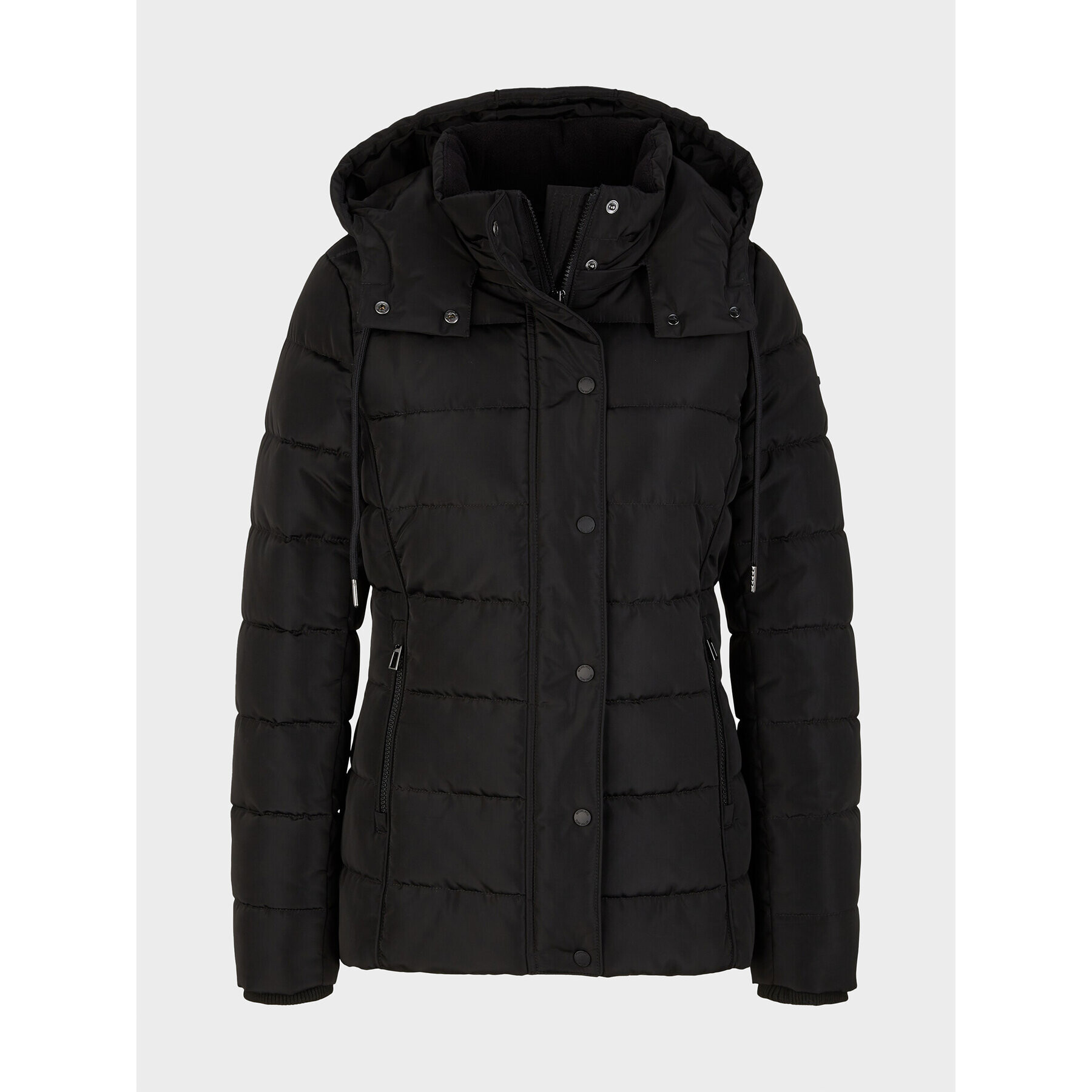 Tom Tailor Пухено яке 1032480 Черен Regular Fit - Pepit.bg