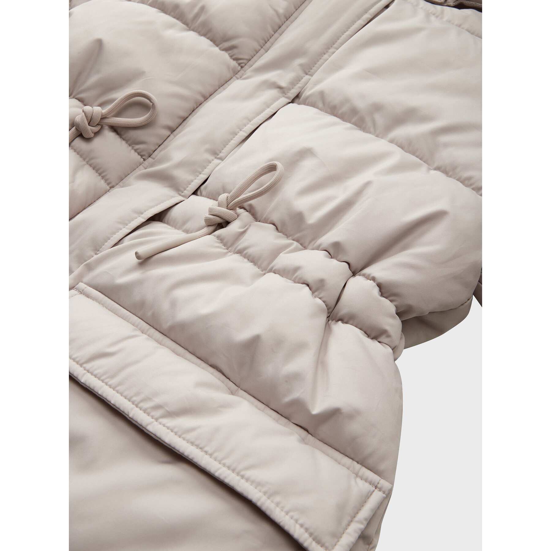 Tom Tailor Пухено яке 1033324 Сив Regular Fit - Pepit.bg