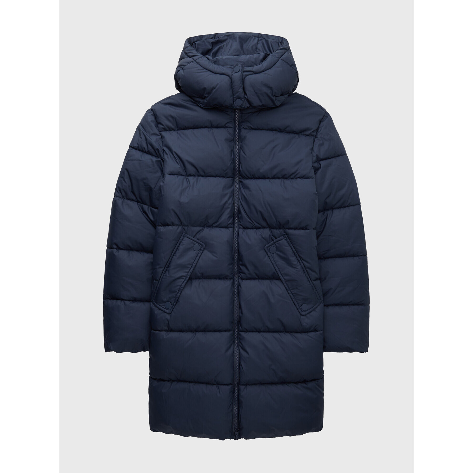 Tom Tailor Пухено яке 1033327 Тъмносин Regular Fit - Pepit.bg