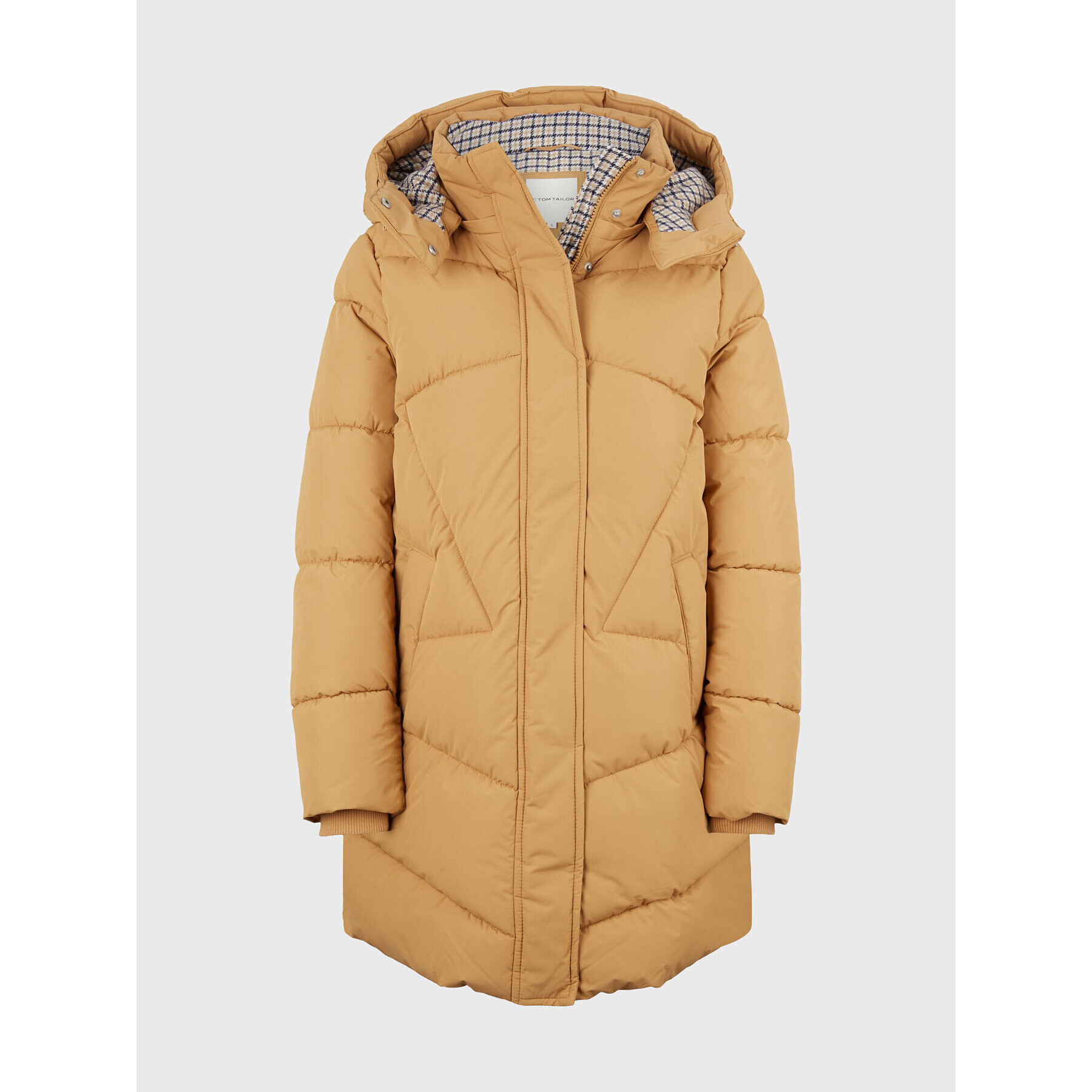 Tom Tailor Пухено яке 1033560 Бежов Regular Fit - Pepit.bg