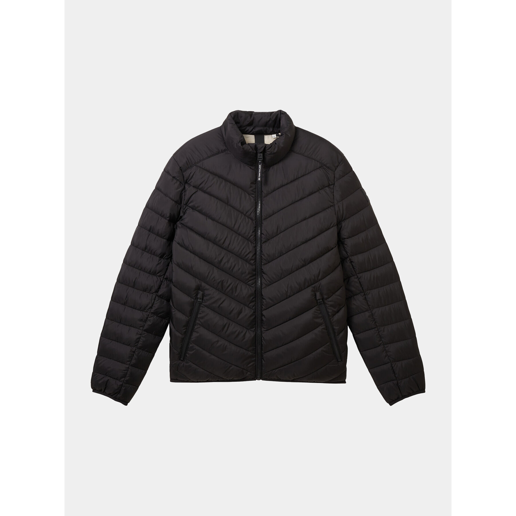 Tom Tailor Пухено яке 1036073 Черен Regular Fit - Pepit.bg