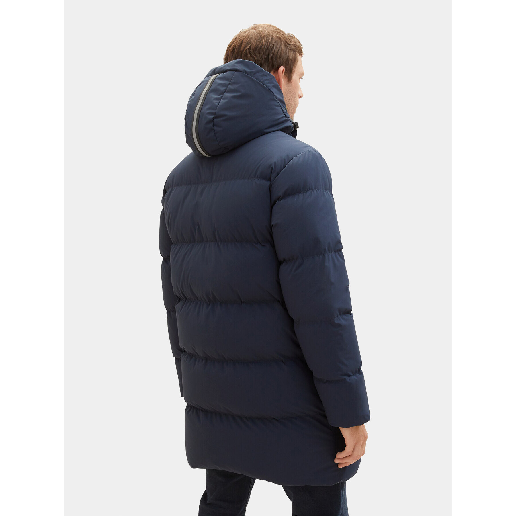 Tom Tailor Пухено яке 1037357 Тъмносин Regular Fit - Pepit.bg