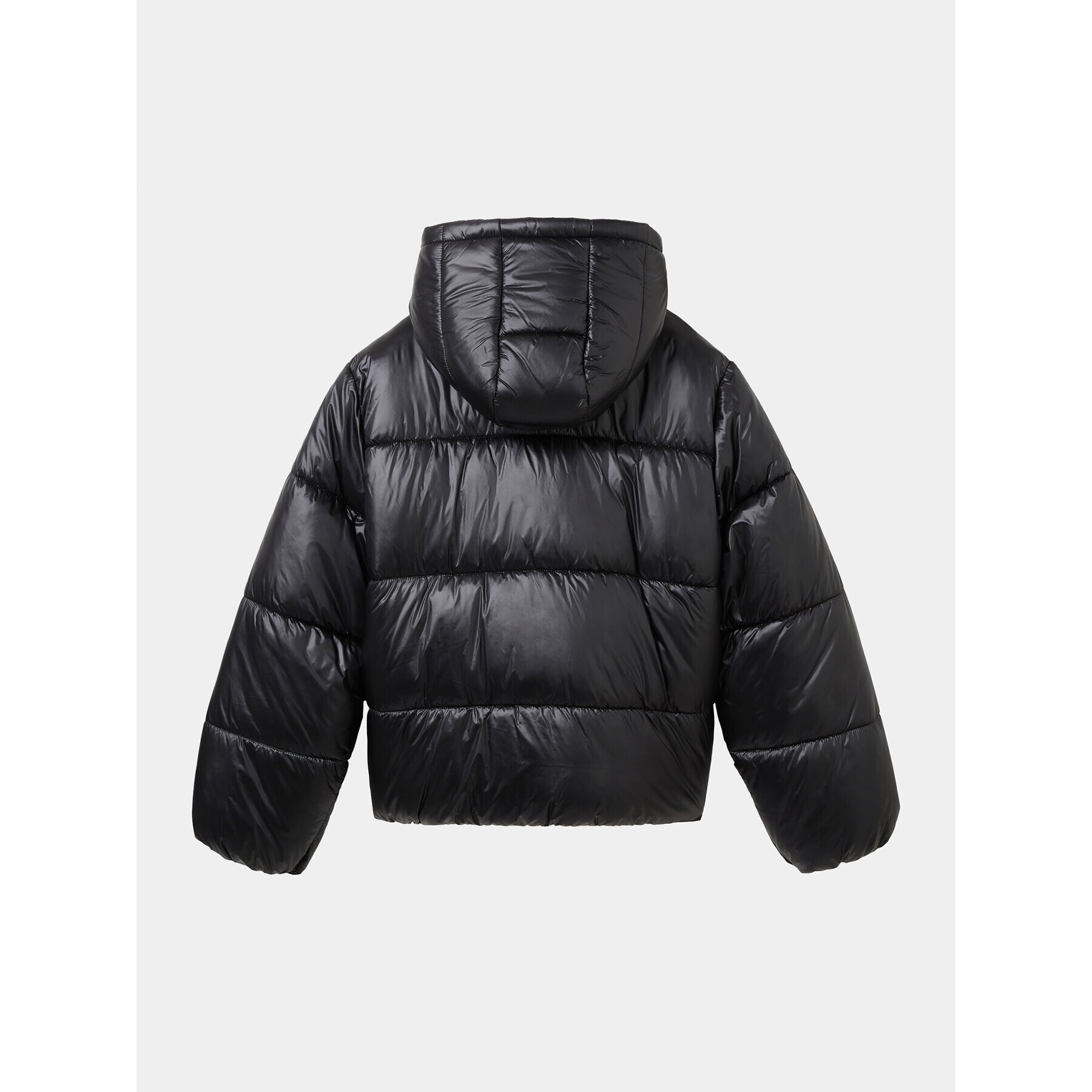 Tom Tailor Пухено яке 1038494 Черен Regular Fit - Pepit.bg