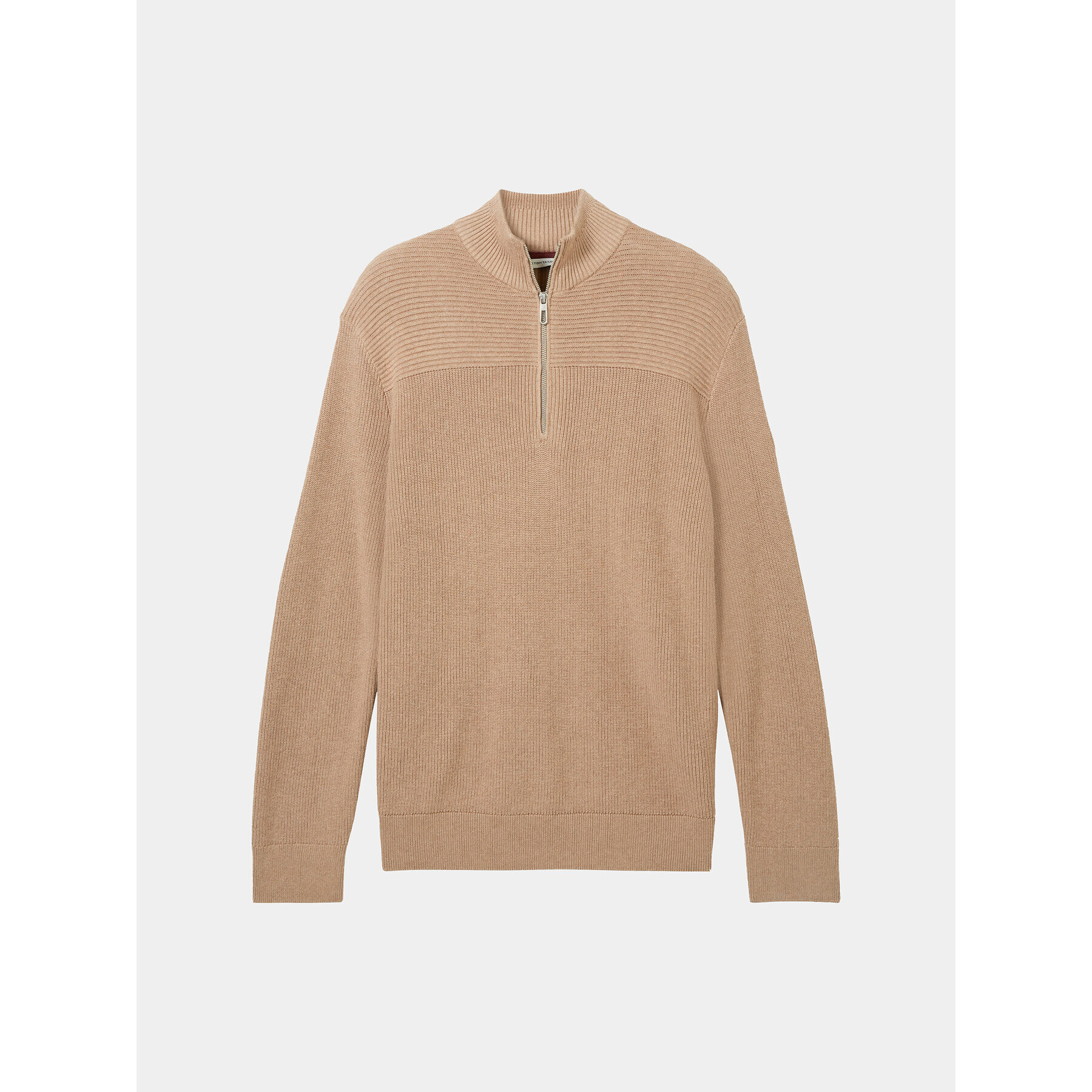 Tom Tailor Пуловер 1038315 Кафяв Regular Fit - Pepit.bg