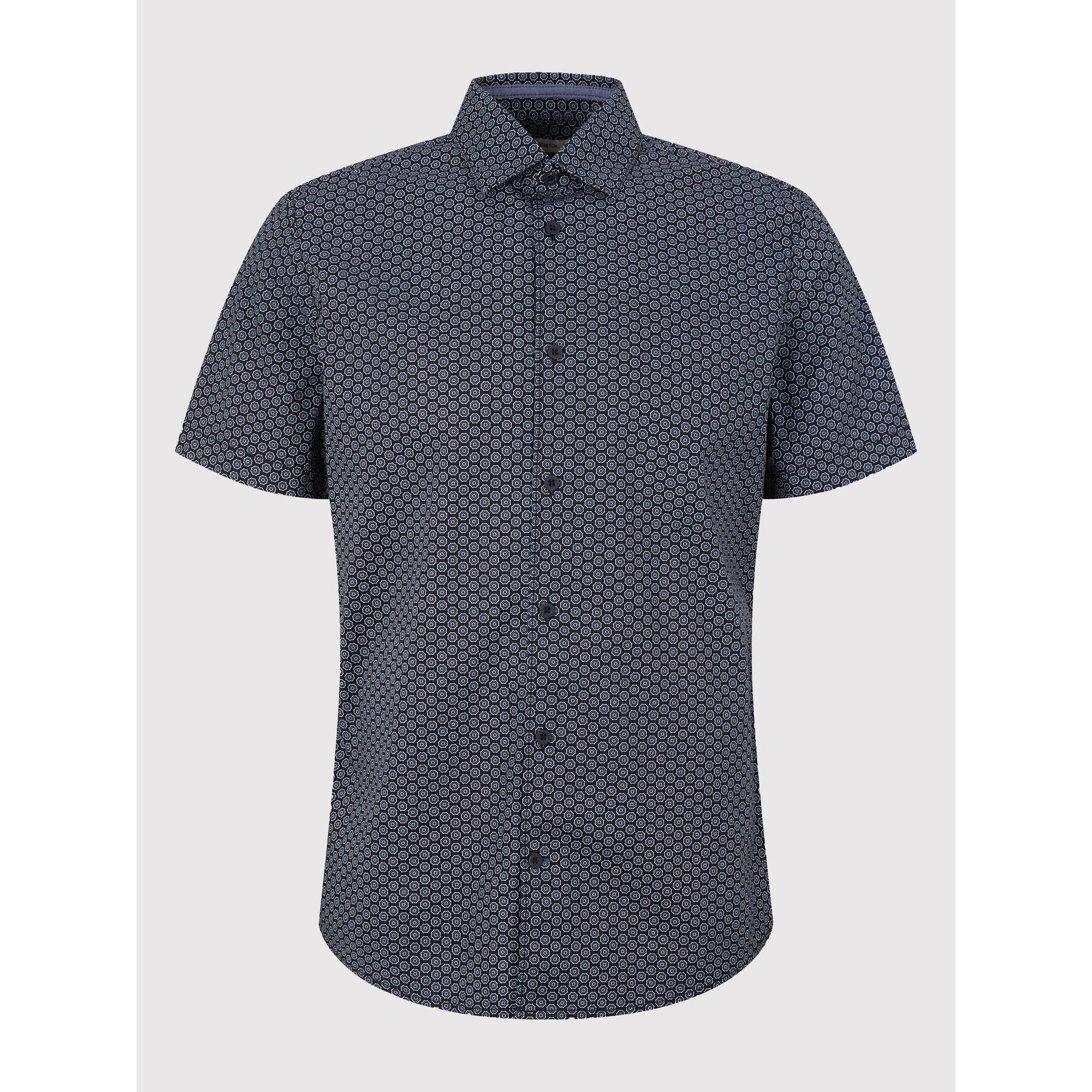 Tom Tailor Риза 1031041 Тъмносин Slim Fit - Pepit.bg