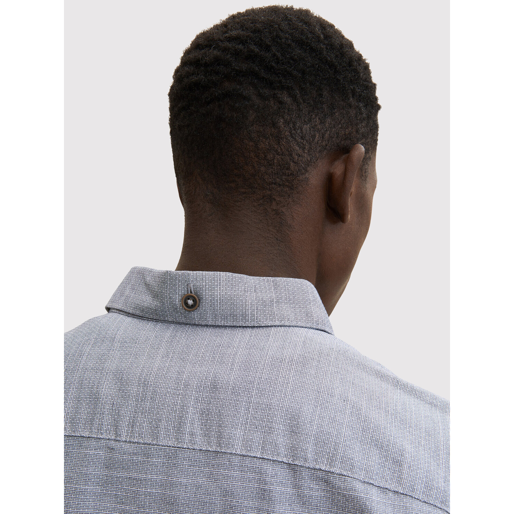 Tom Tailor Denim Риза 1031056 Сив Fitted Fit - Pepit.bg