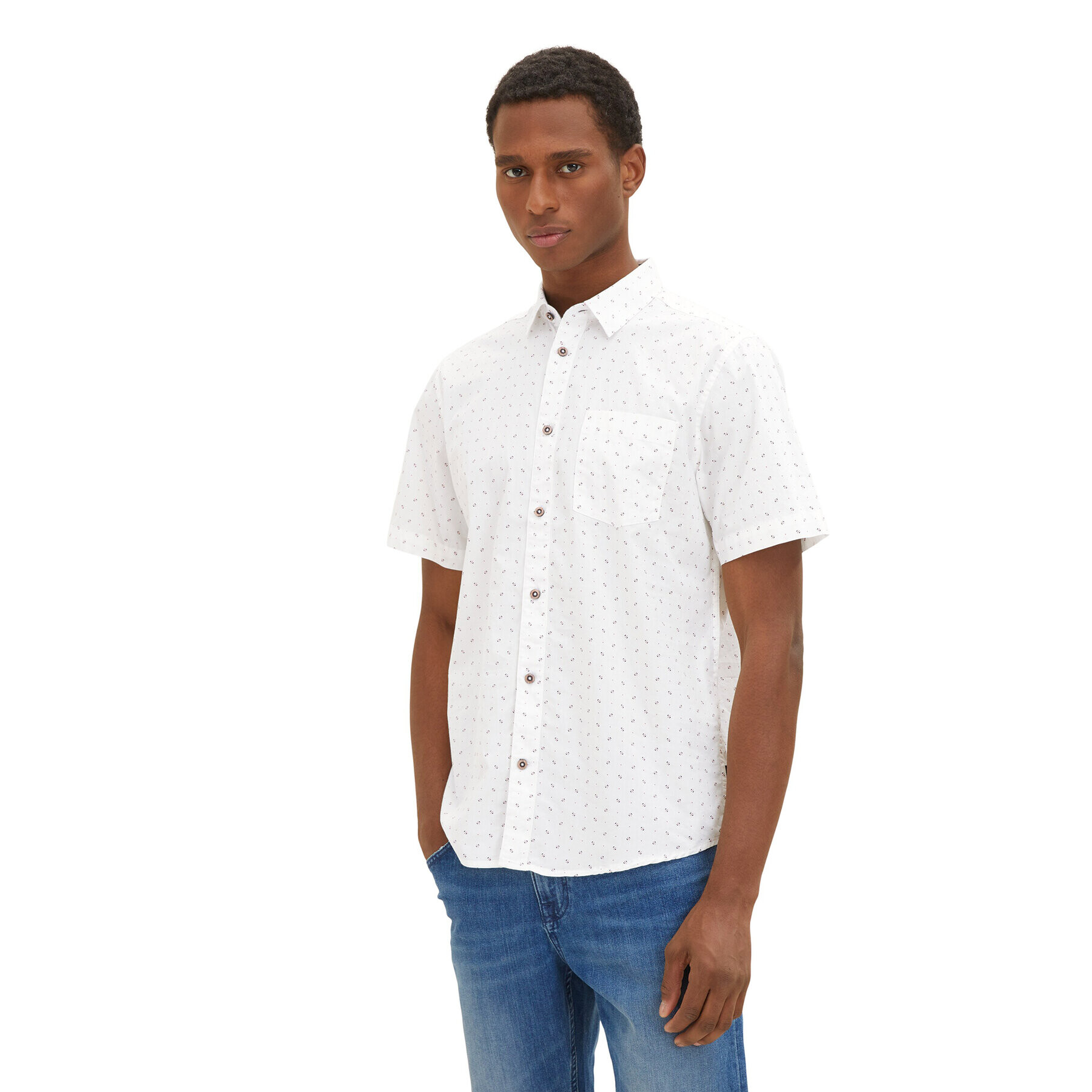 Tom Tailor Риза 1034880 Бял - Pepit.bg