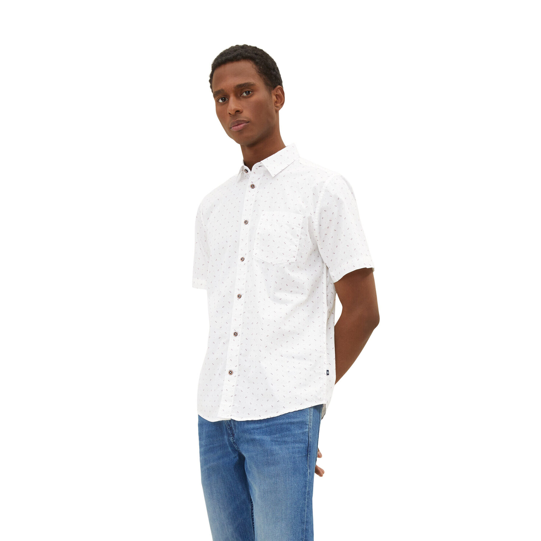 Tom Tailor Риза 1034880 Бял - Pepit.bg