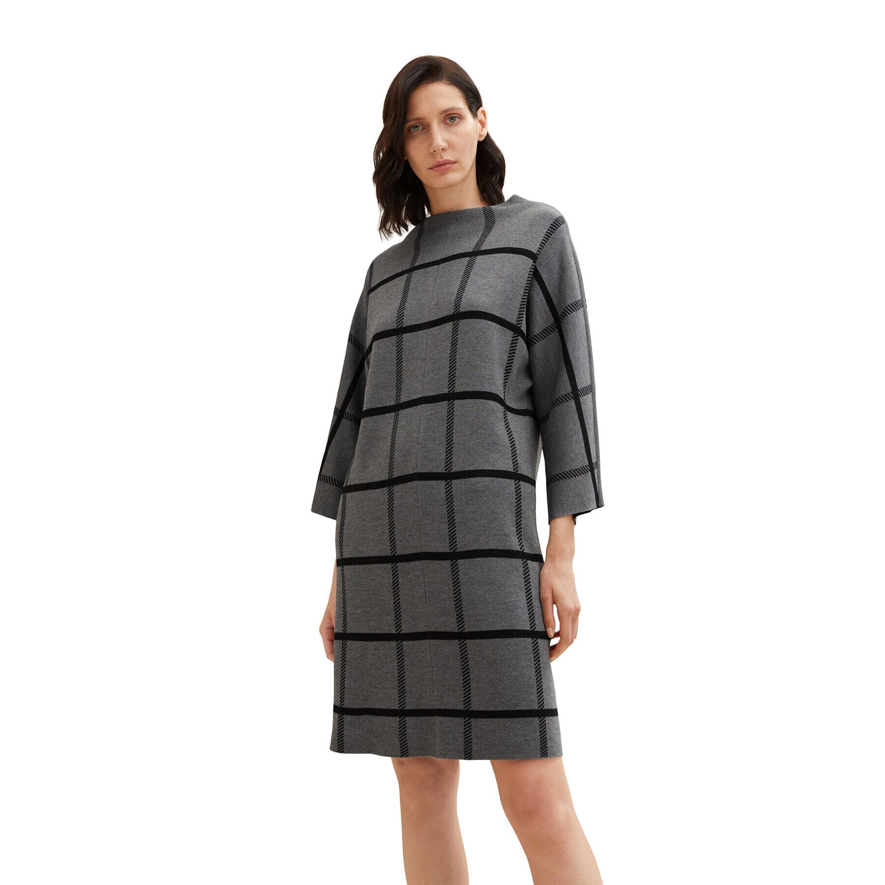 Tom Tailor Рокля 1034476 Сив Regular Fit - Pepit.bg