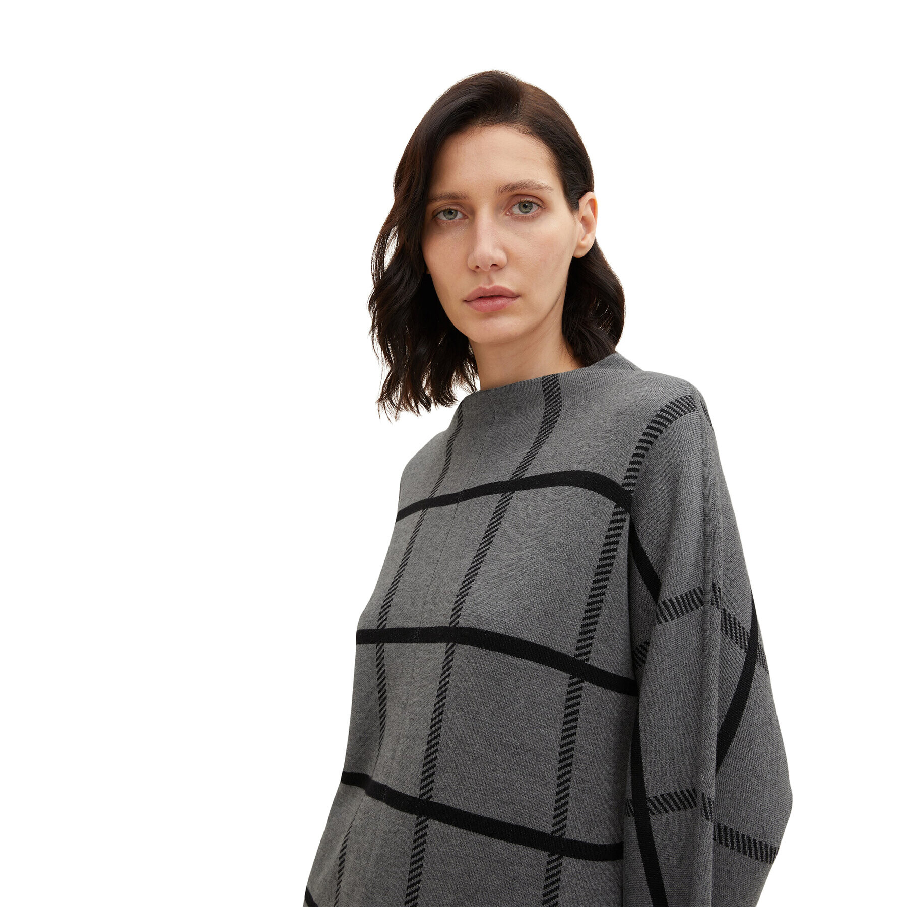 Tom Tailor Рокля 1034476 Сив Regular Fit - Pepit.bg
