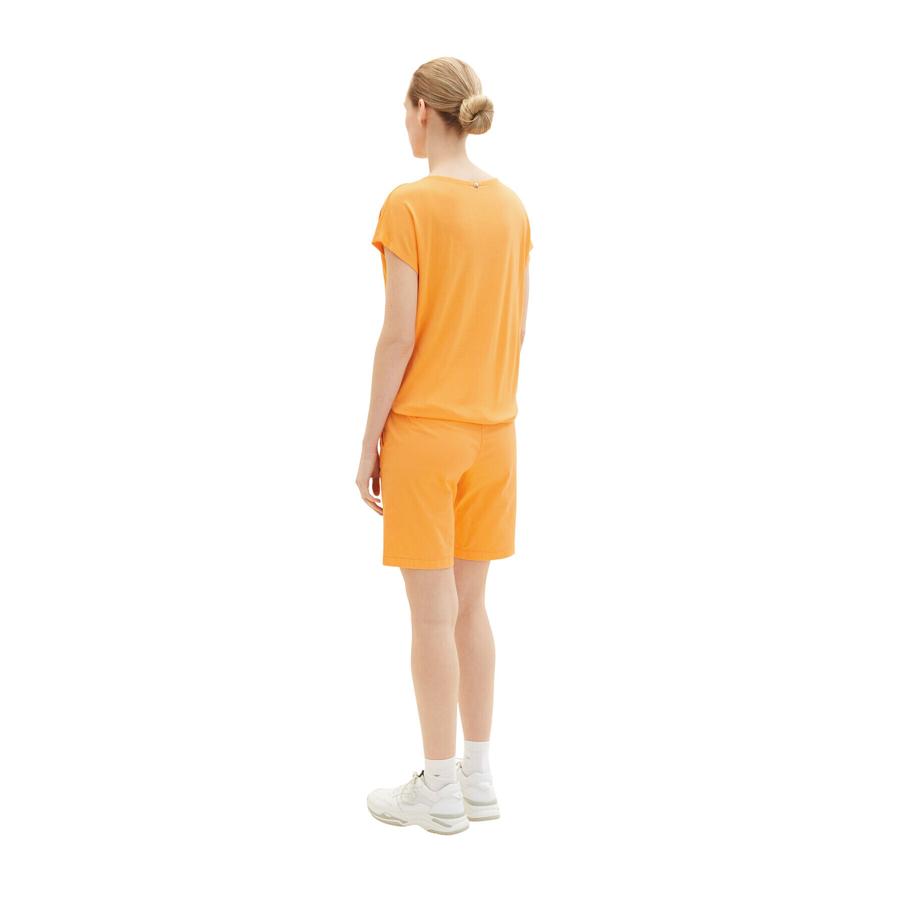Tom Tailor Шорти от плат 1035499 Оранжев Regular Fit - Pepit.bg