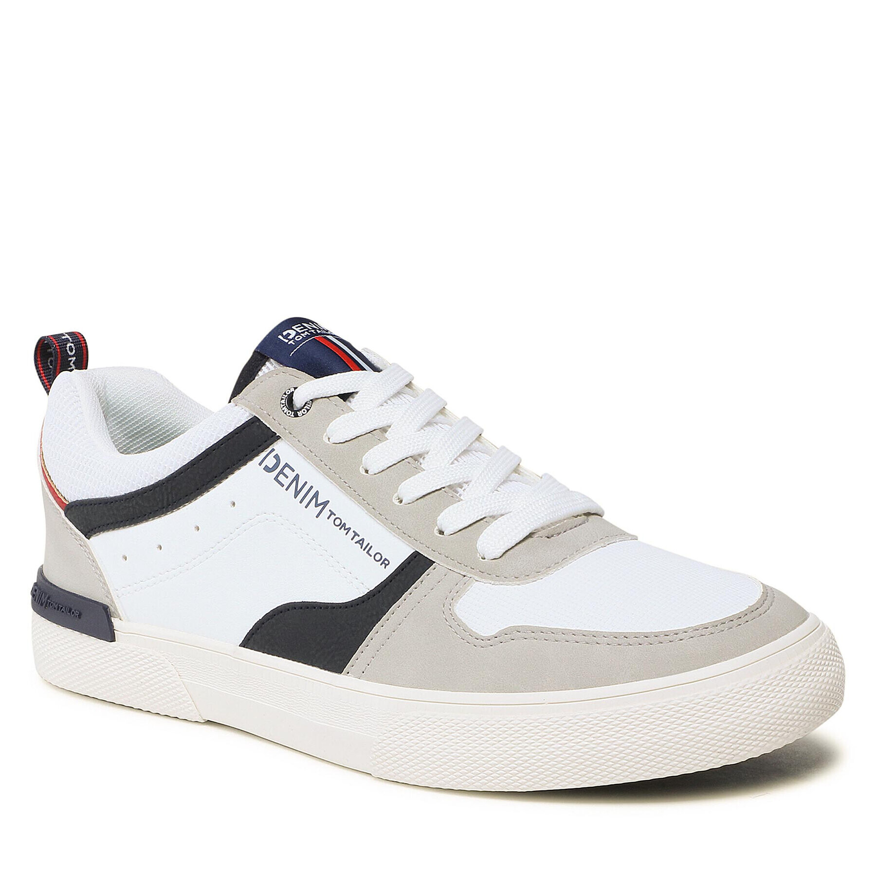 Tom Tailor Сникърси 3285002 Бял - Pepit.bg