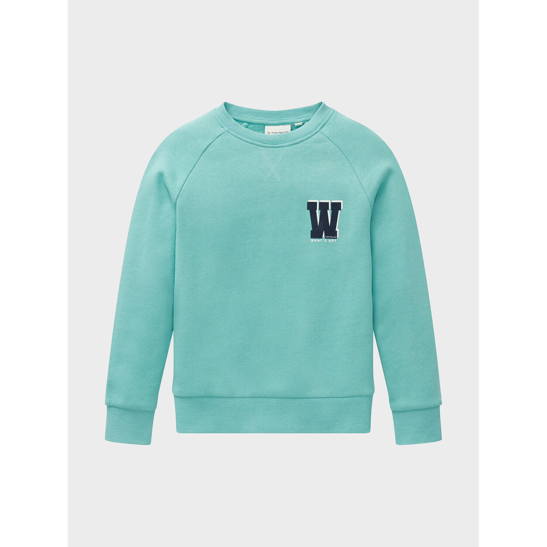 Tom Tailor Суитшърт 1032888 Зелен Regular Fit - Pepit.bg