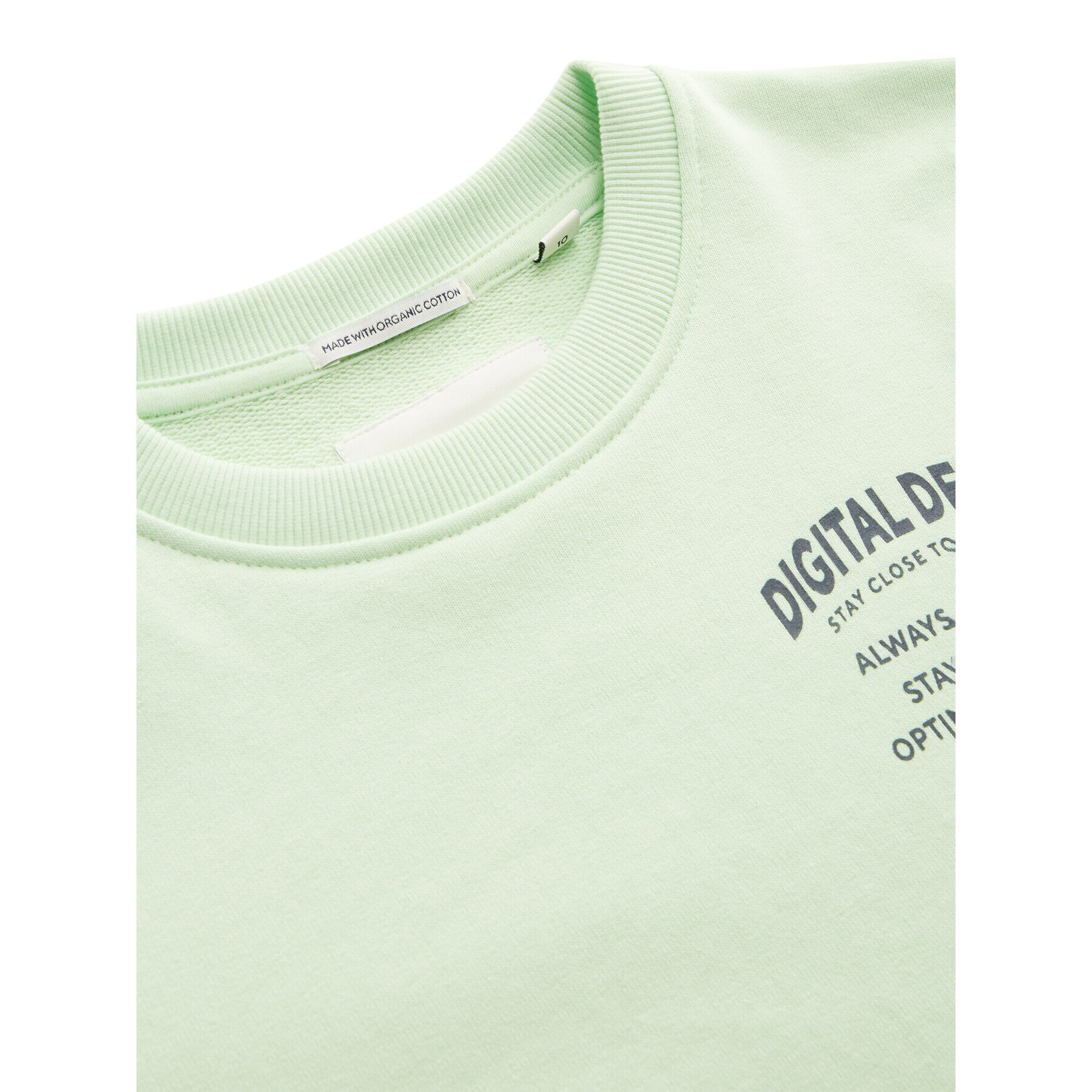 Tom Tailor Суитшърт 1035686 Зелен Regular Fit - Pepit.bg