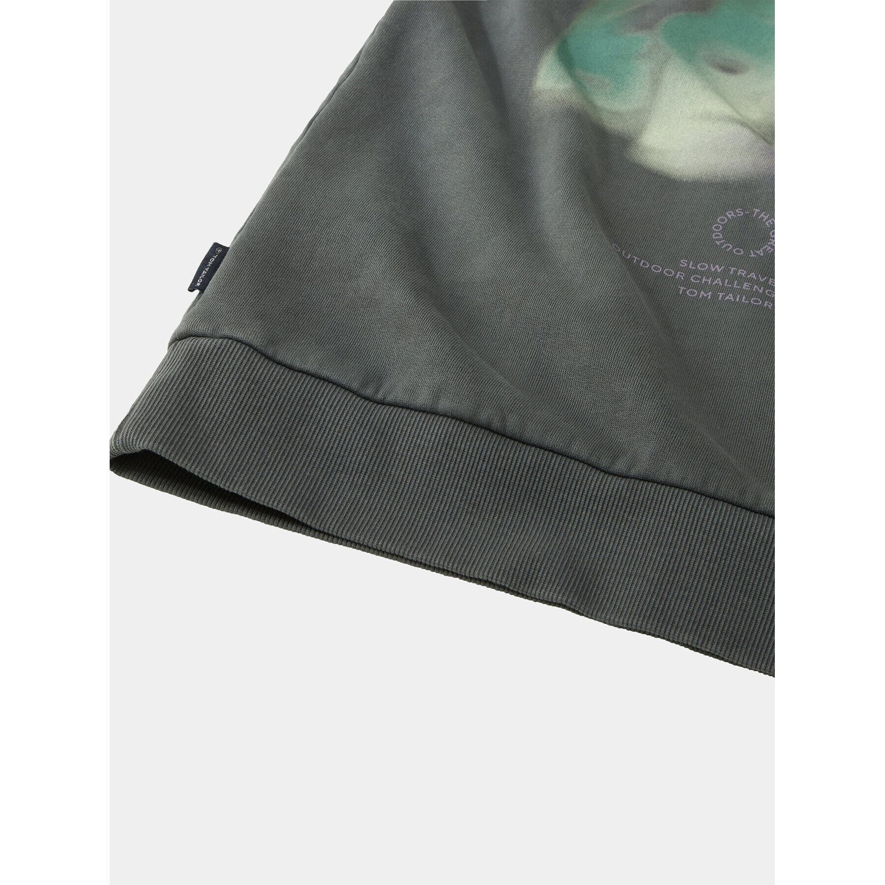 Tom Tailor Суитшърт 1038309 Сив Regular Fit - Pepit.bg