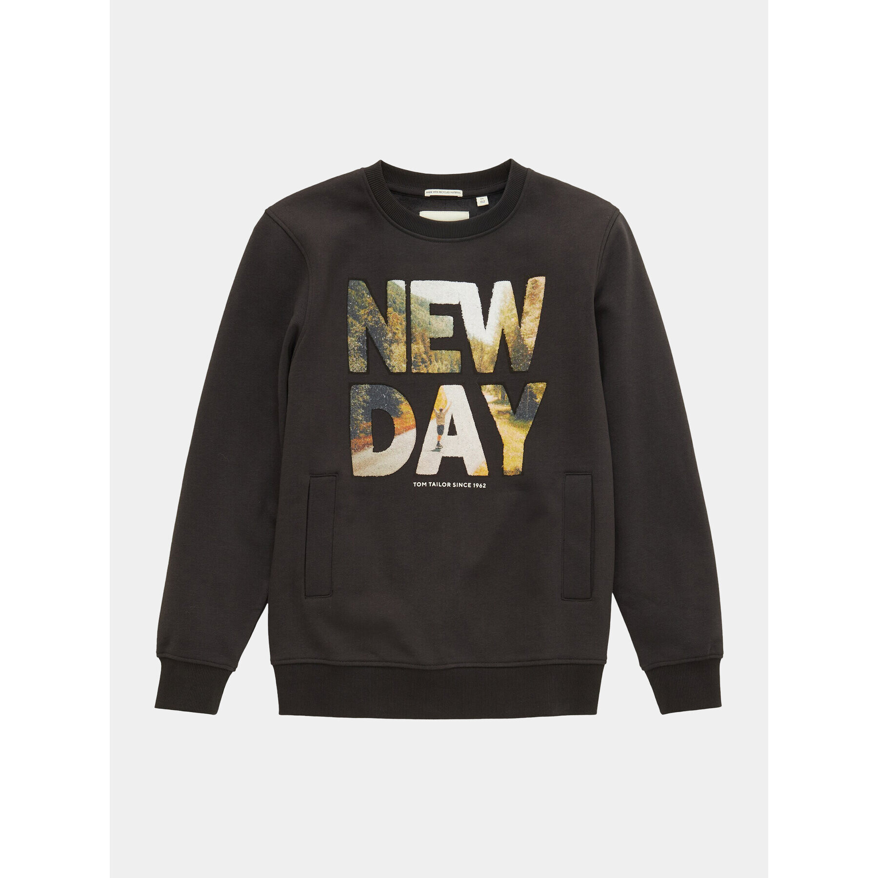 Tom Tailor Суитшърт 1038328 Сив Regular Fit - Pepit.bg