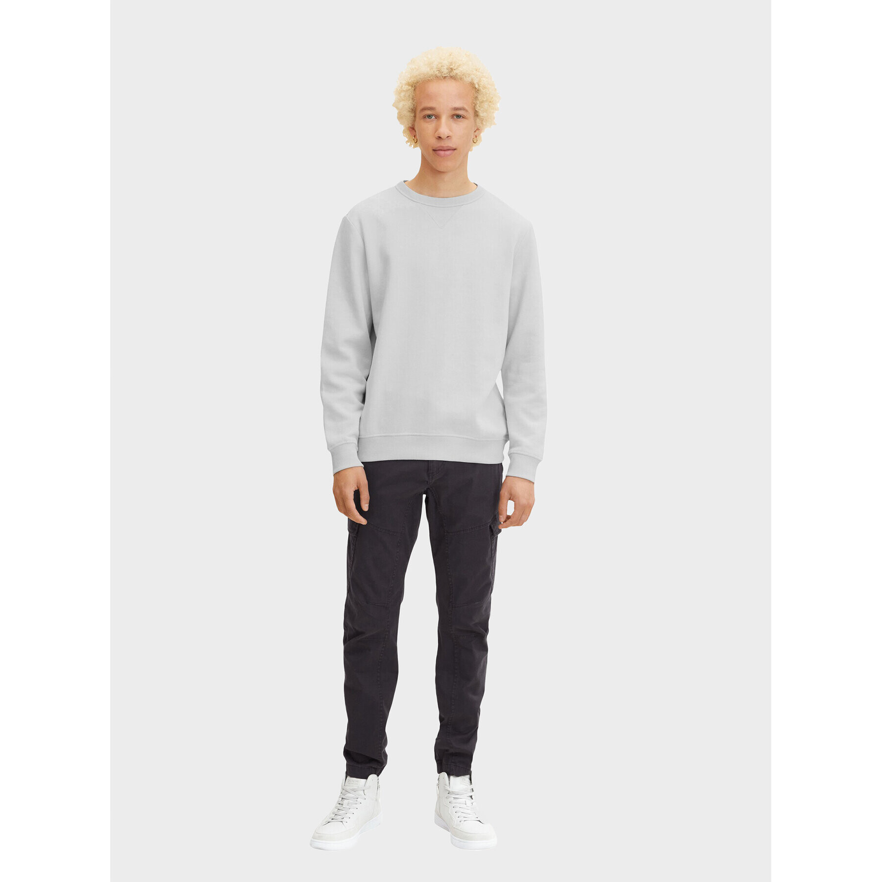 Tom Tailor Denim Текстилни панталони 1032860 Сив Slim Fit - Pepit.bg