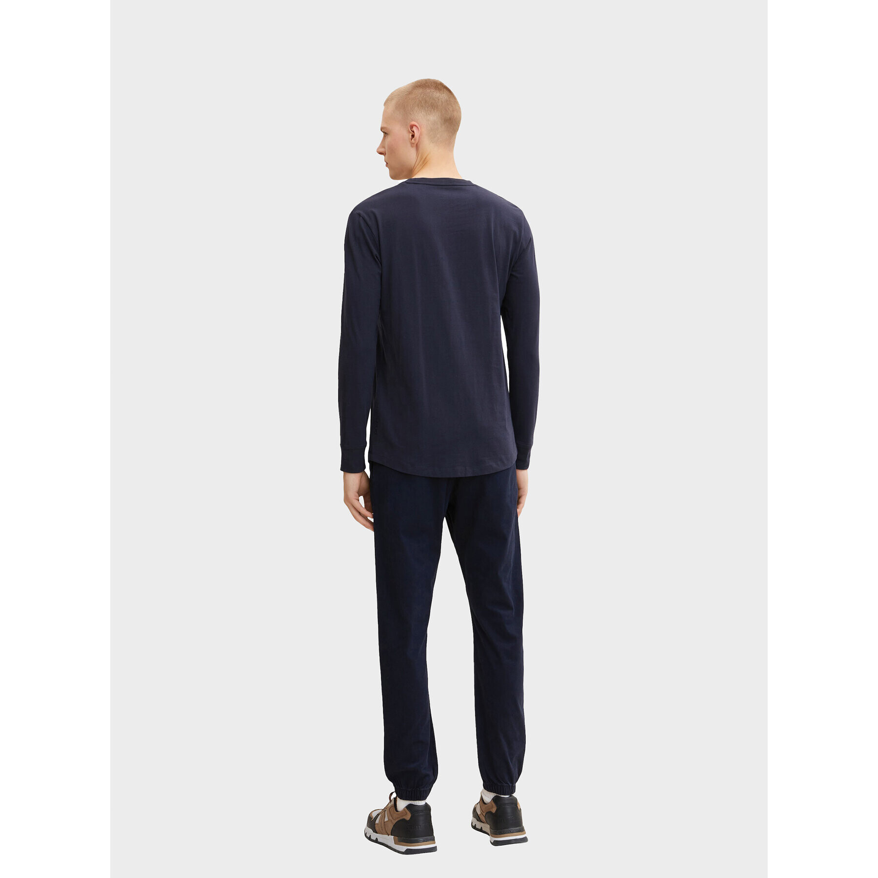 Tom Tailor Denim Тениска с дълъг ръкав 1033022 Тъмносин Regular Fit - Pepit.bg