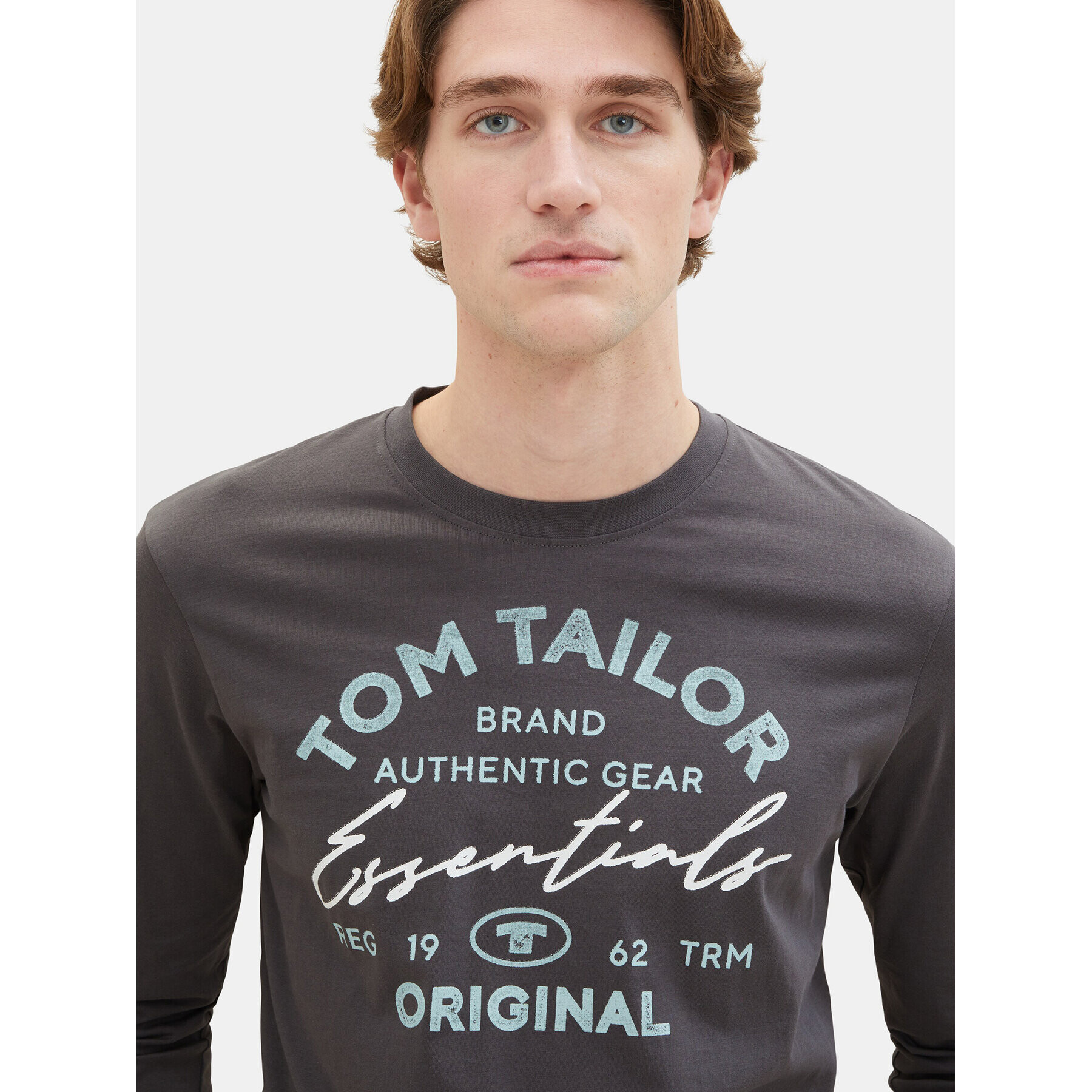 Tom Tailor Тениска с дълъг ръкав 1037744 Черен Regular Fit - Pepit.bg