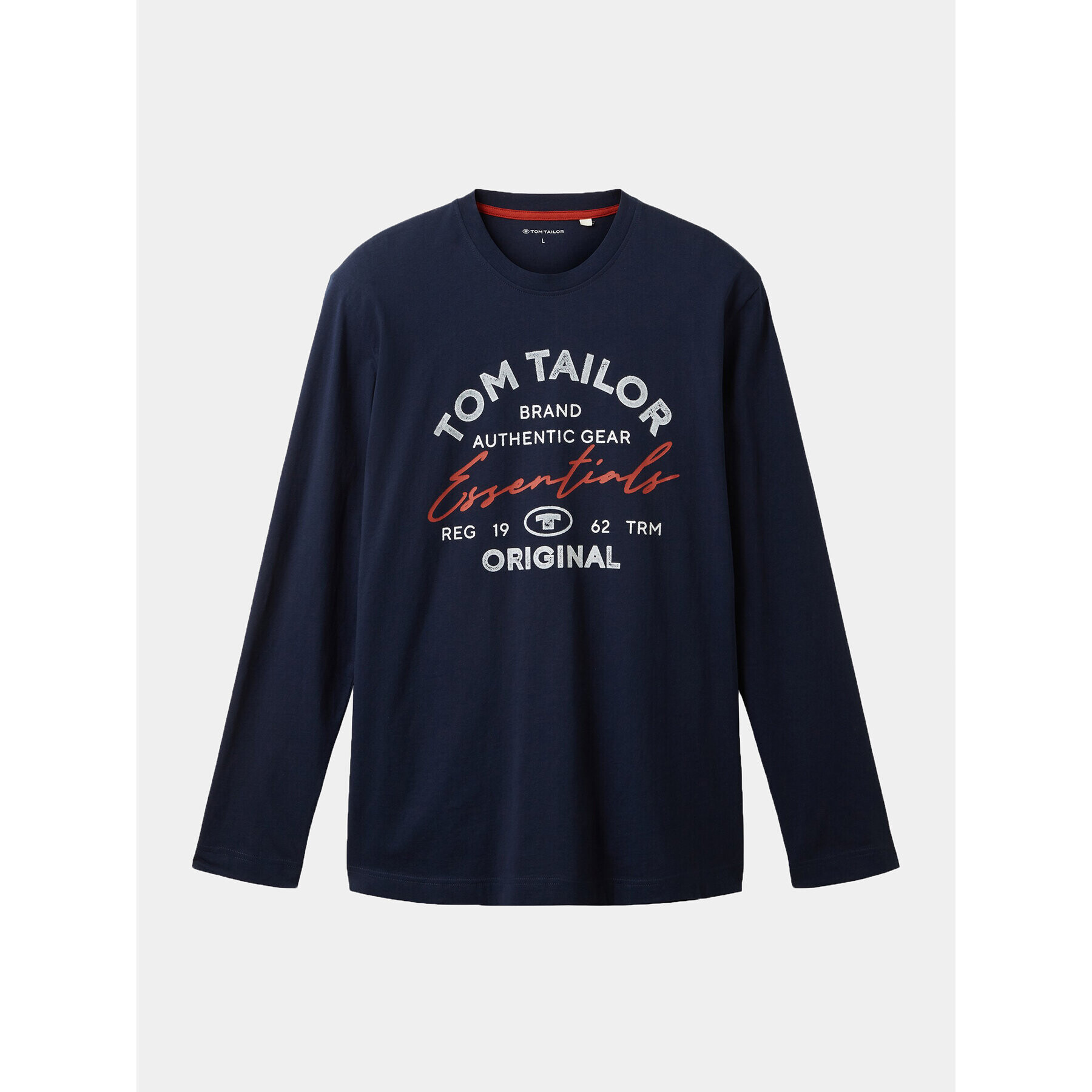 Tom Tailor Тениска с дълъг ръкав 1037744 Тъмносин Regular Fit - Pepit.bg