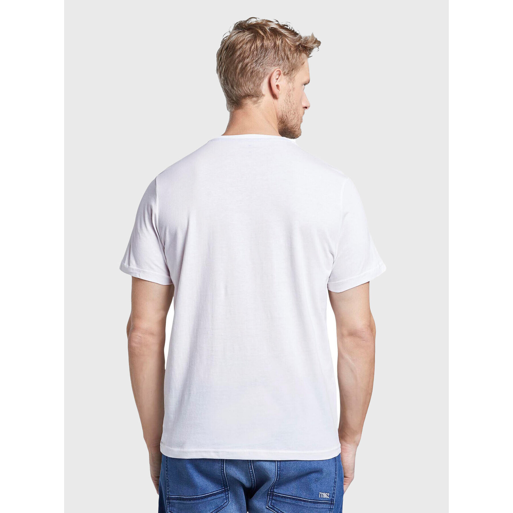 Tom Tailor Тишърт 1008637 Бял Regular Fit - Pepit.bg