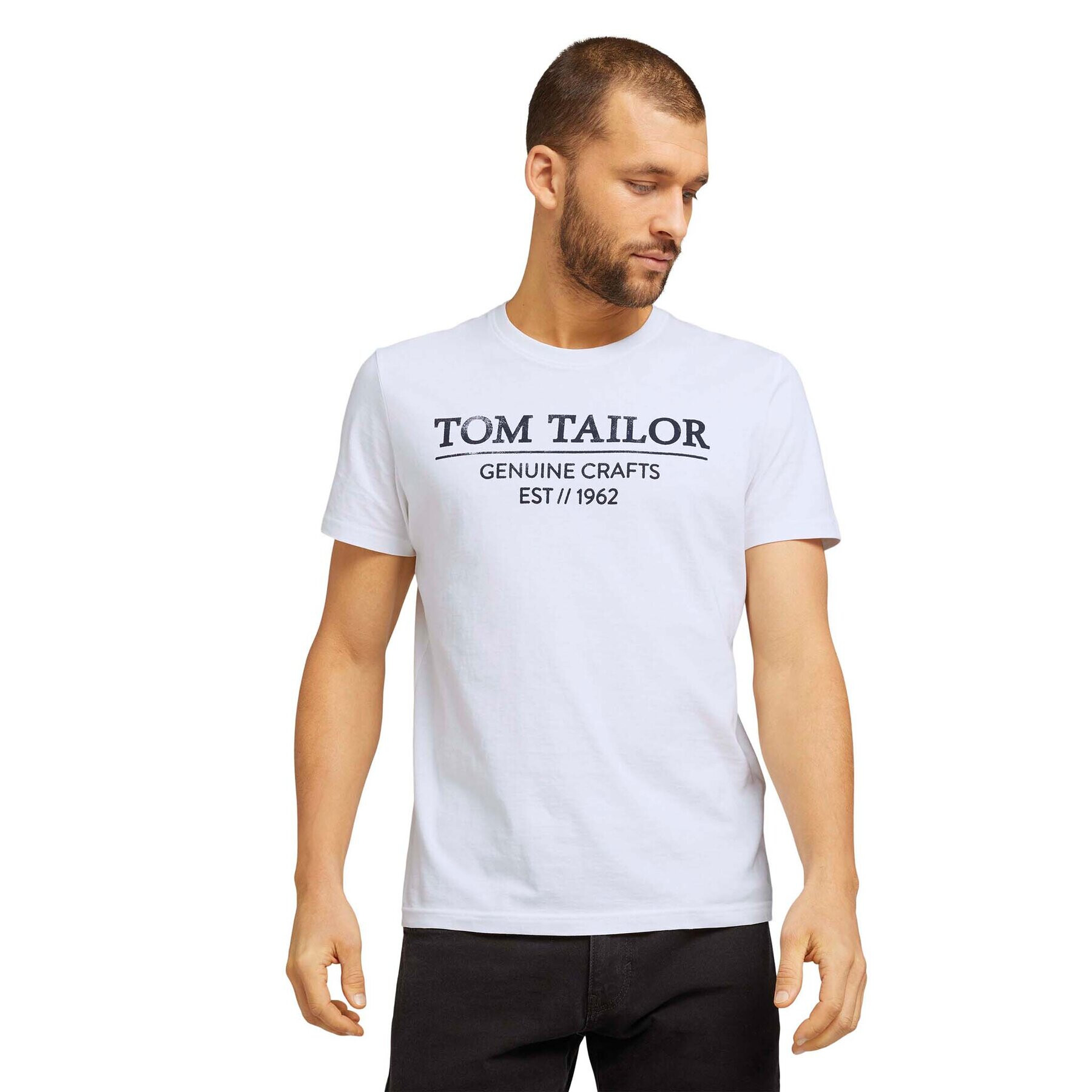 Tom Tailor Тишърт 1021229 Бял - Pepit.bg