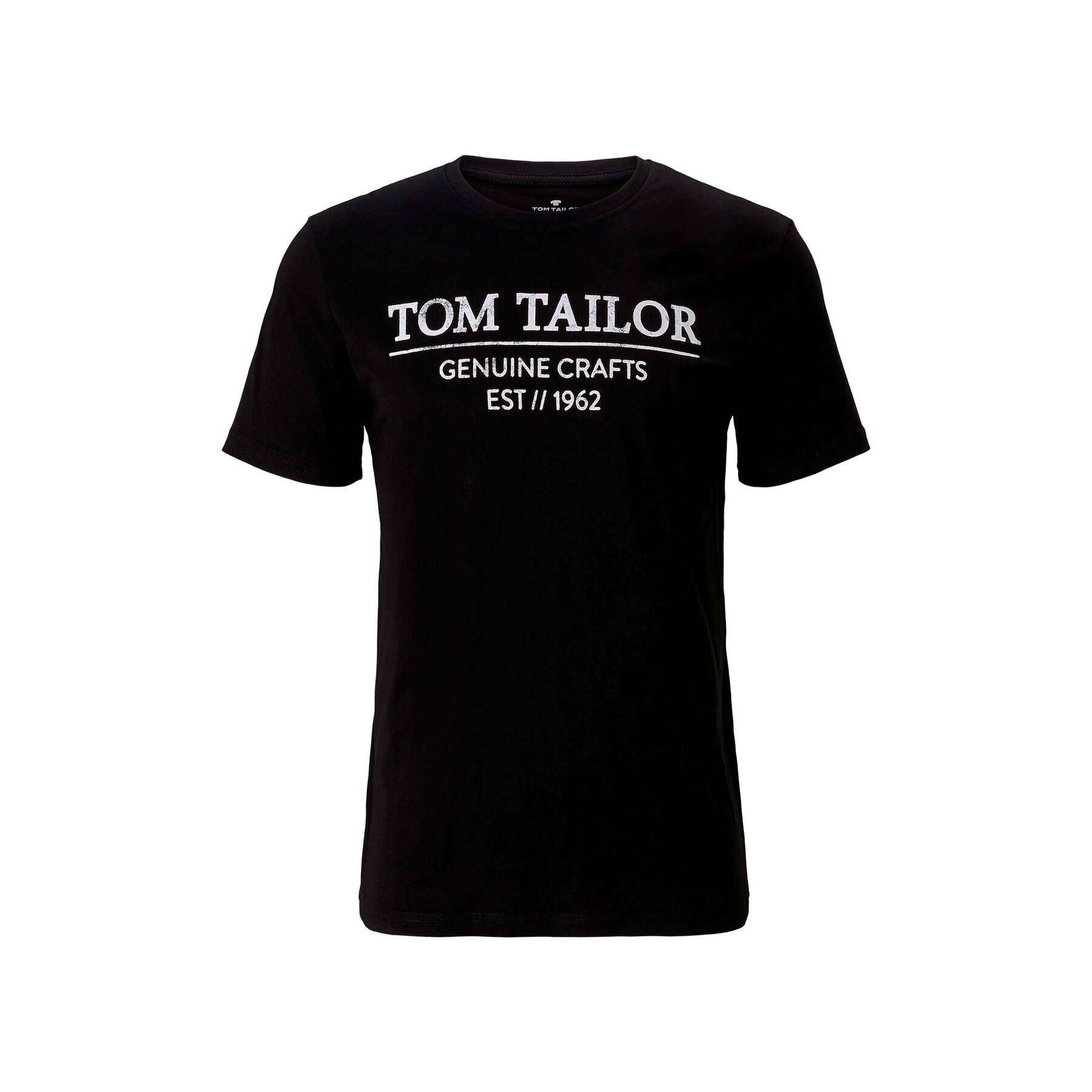 Tom Tailor Тишърт 1021229 Черен - Pepit.bg