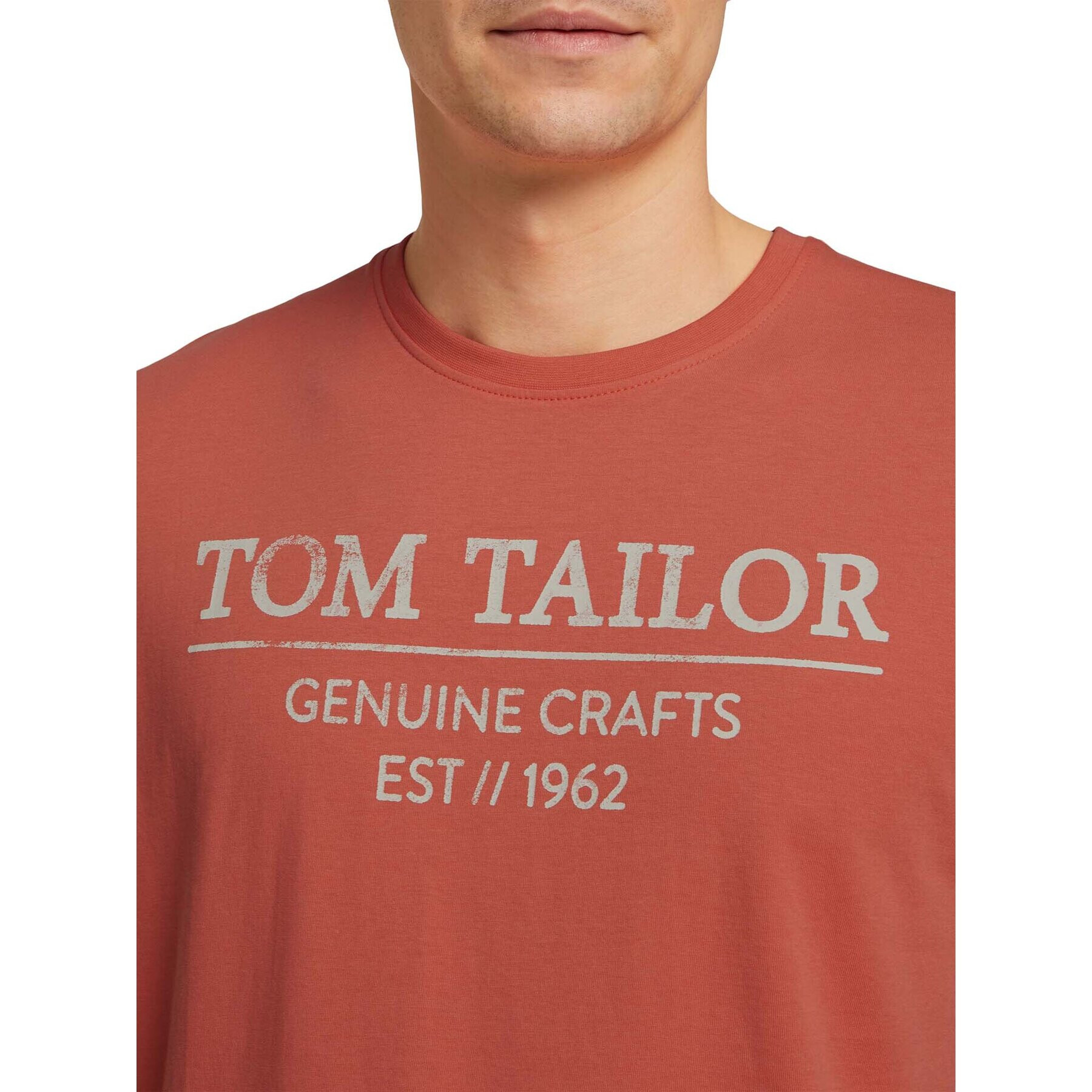 Tom Tailor Тишърт 1021229 Оранжев - Pepit.bg