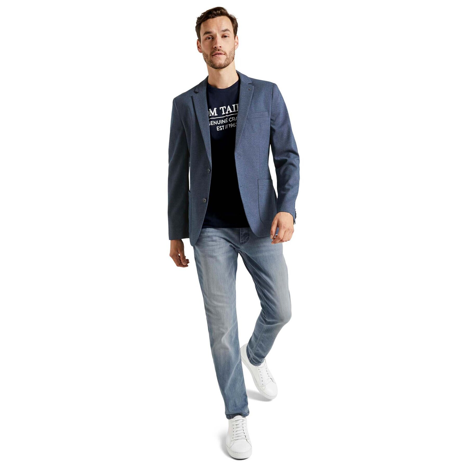 Tom Tailor Тишърт 1021229 Тъмносин - Pepit.bg