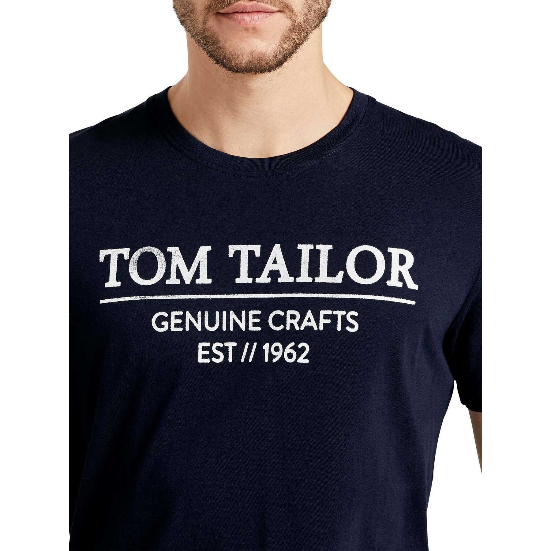 Tom Tailor Тишърт 1021229 Тъмносин - Pepit.bg
