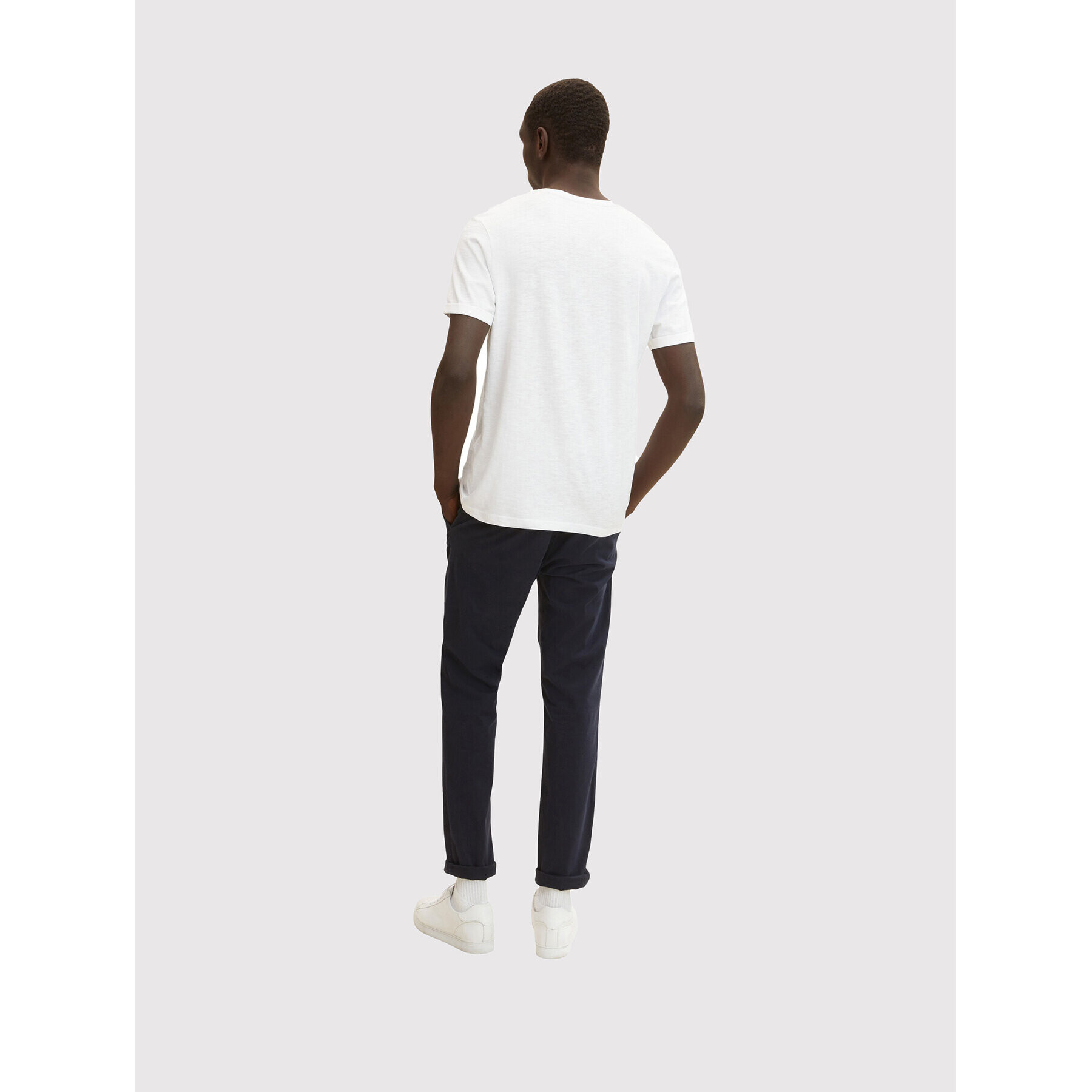 Tom Tailor Тишърт 1031583 Бял Regular Fit - Pepit.bg