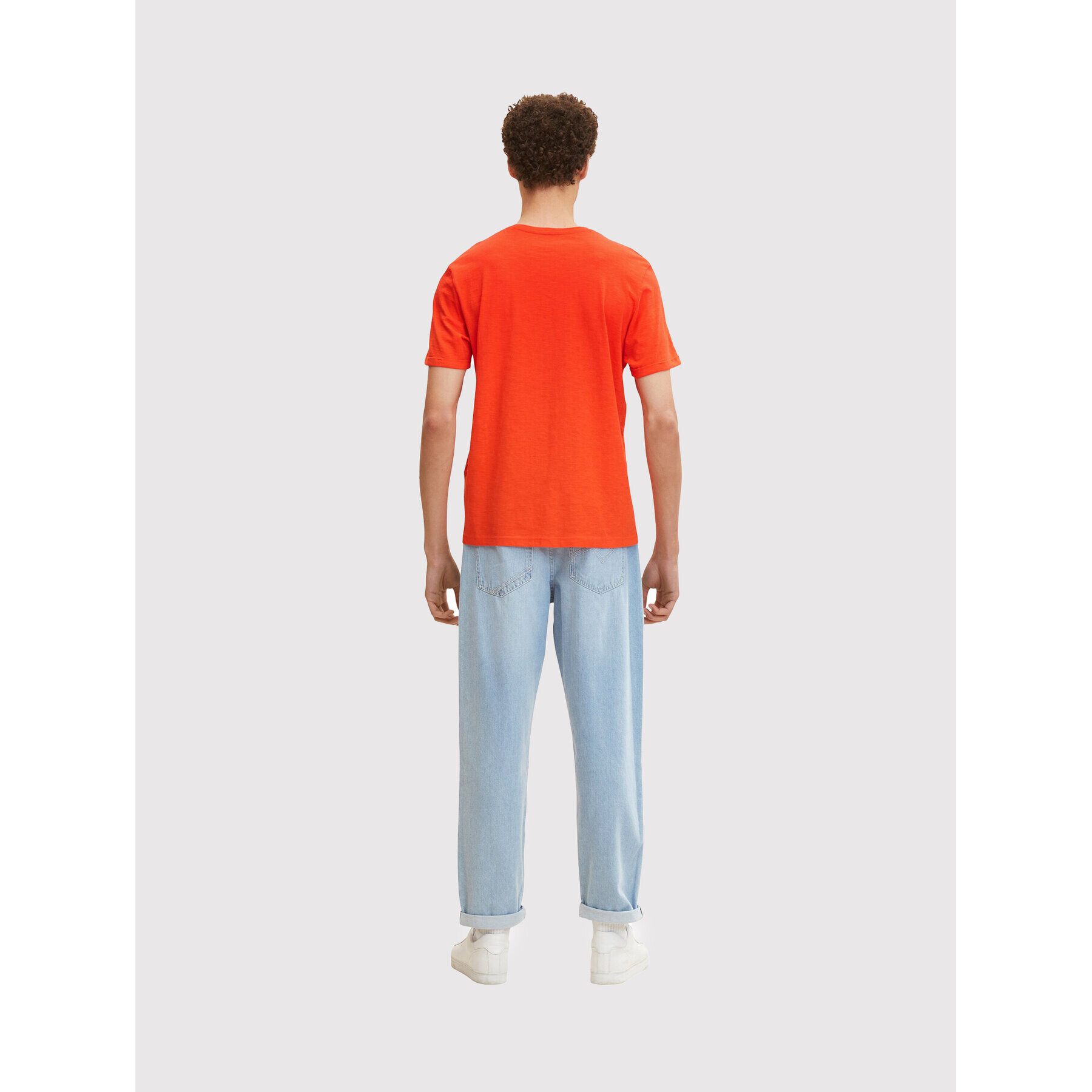 Tom Tailor Denim Тишърт 1031583 Червен Regular Fit - Pepit.bg