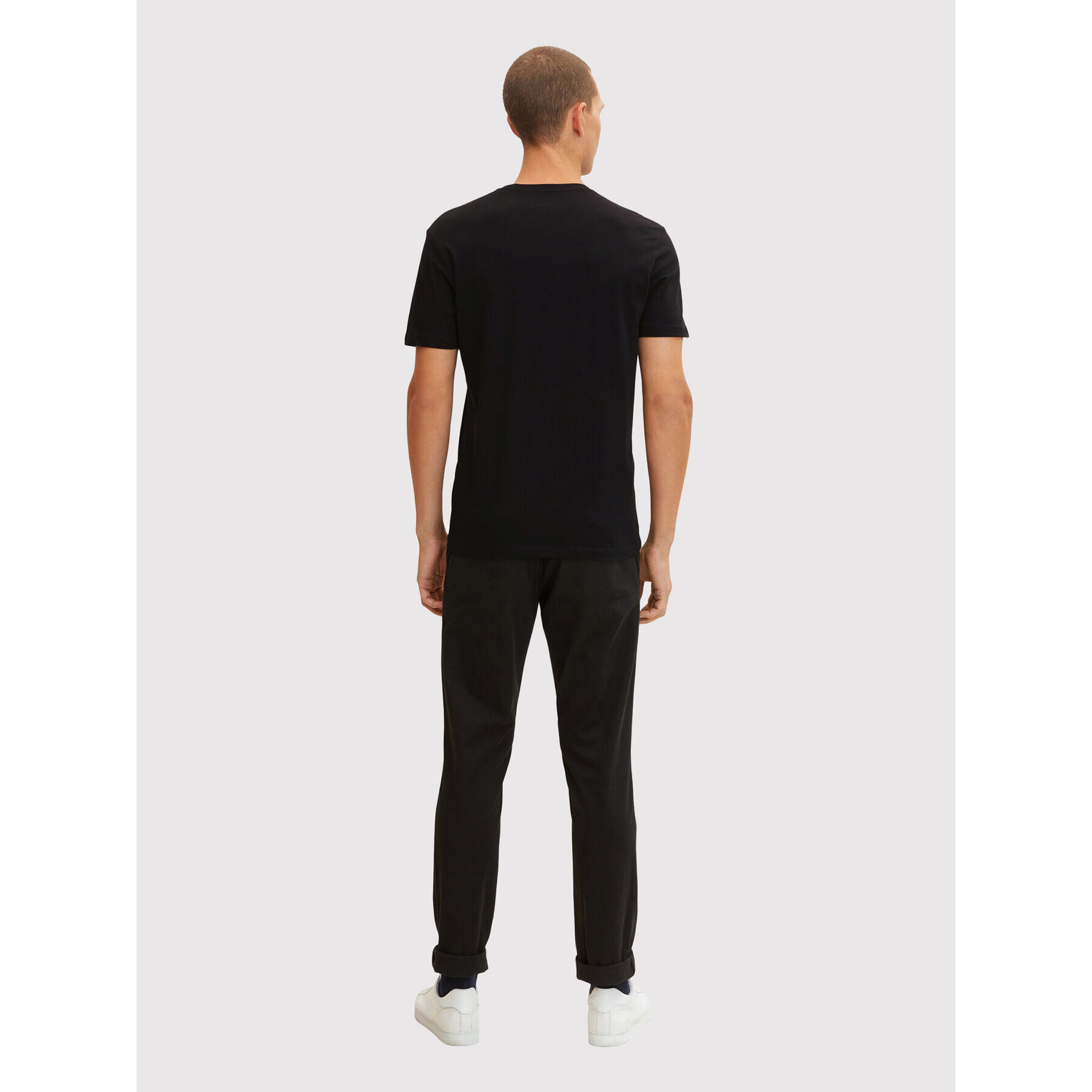 Tom Tailor Тишърт 1031617 Черен Regular Fit - Pepit.bg