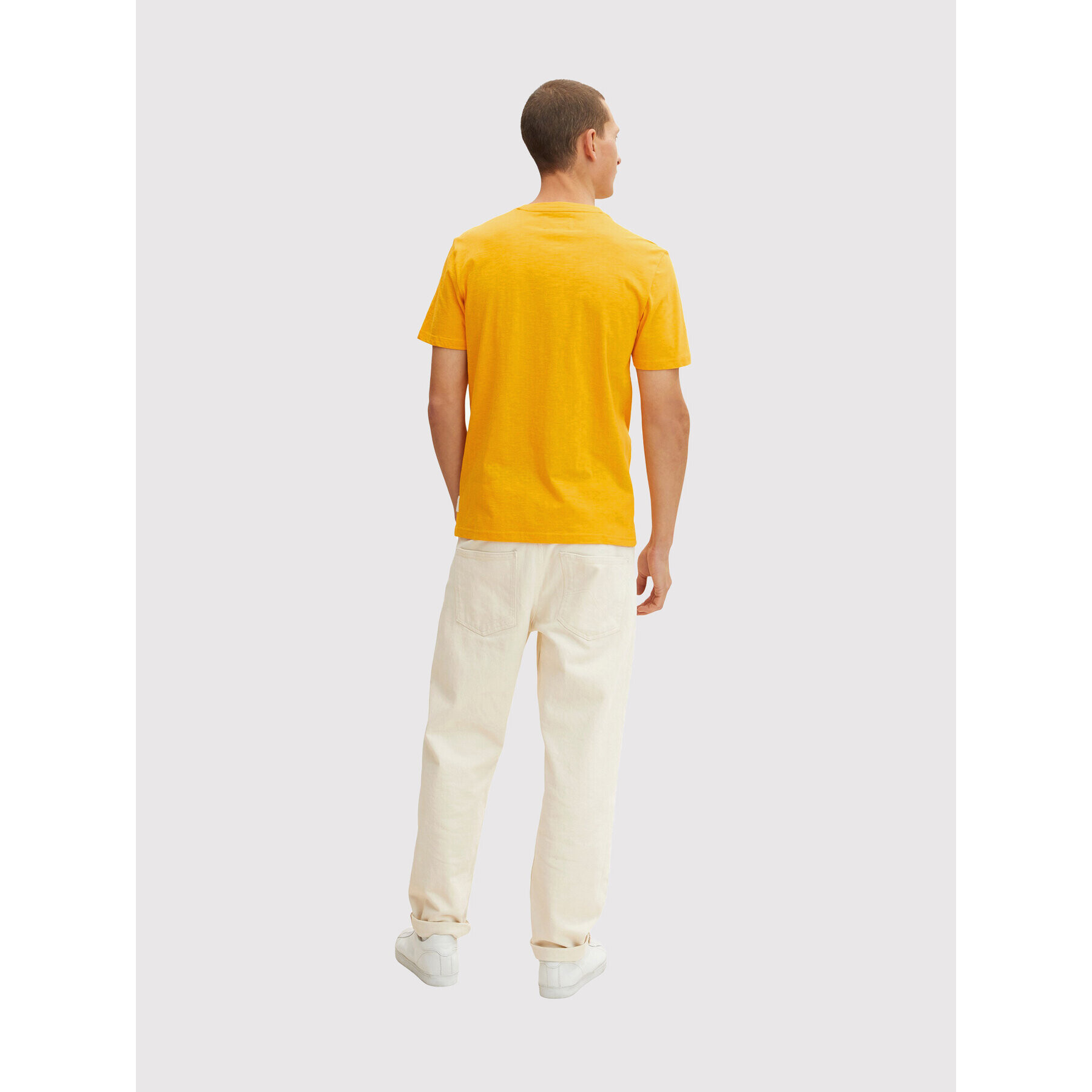 Tom Tailor Тишърт 1031626 Жълт Regular Fit - Pepit.bg