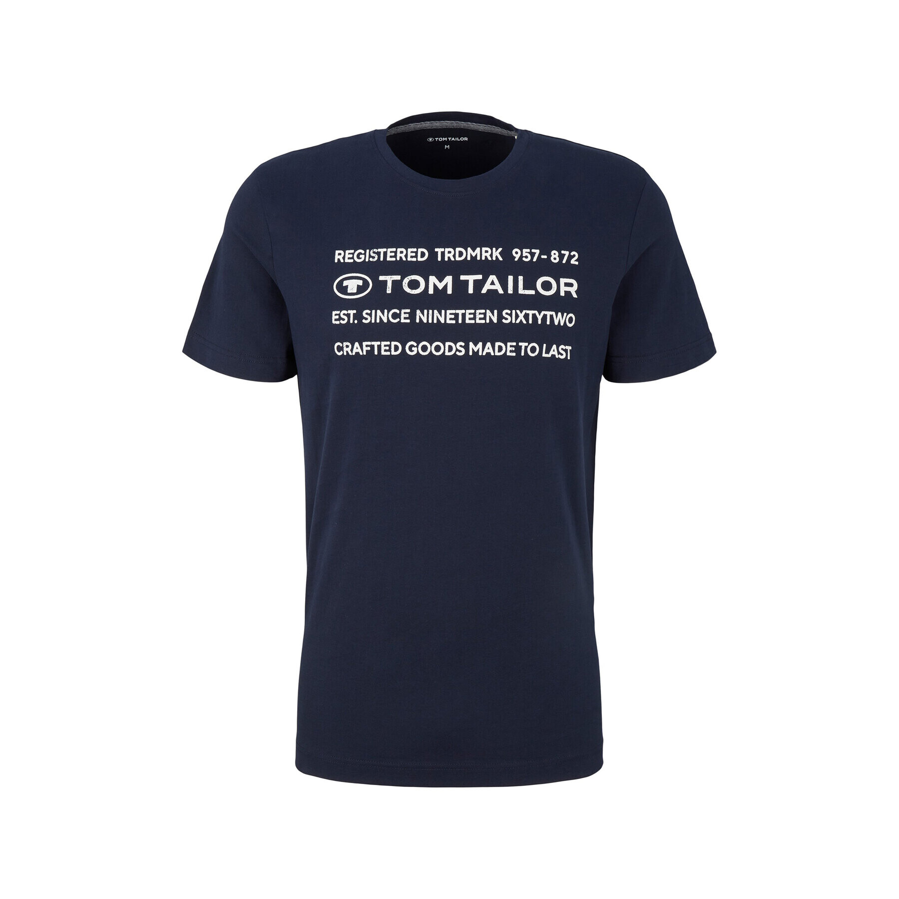 Tom Tailor Тишърт 1034398 Тъмносин Regular Fit - Pepit.bg