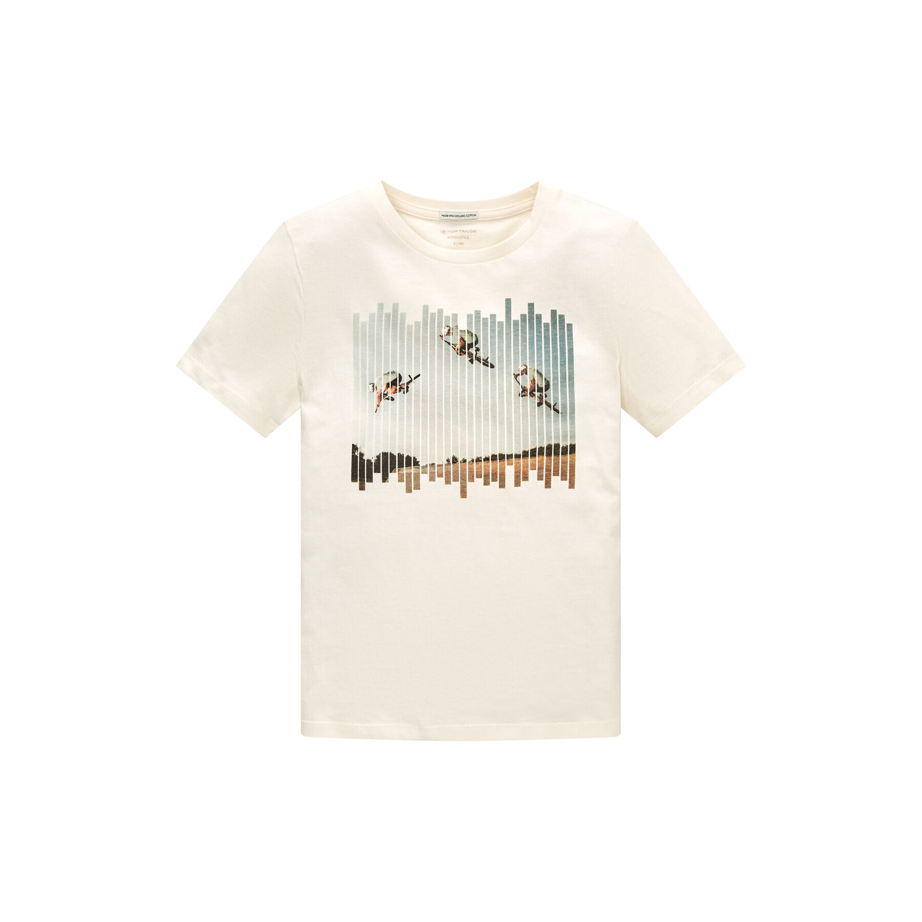 Tom Tailor Тишърт 1034958 Бял - Pepit.bg