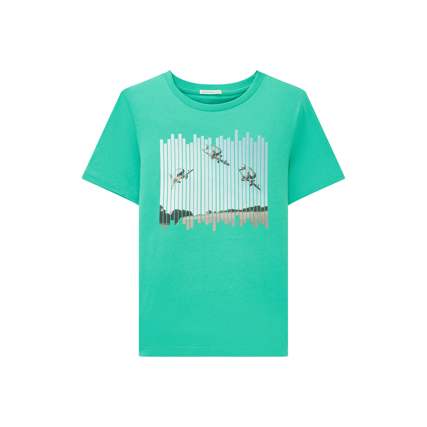 Tom Tailor Тишърт 1034958 Зелен - Pepit.bg