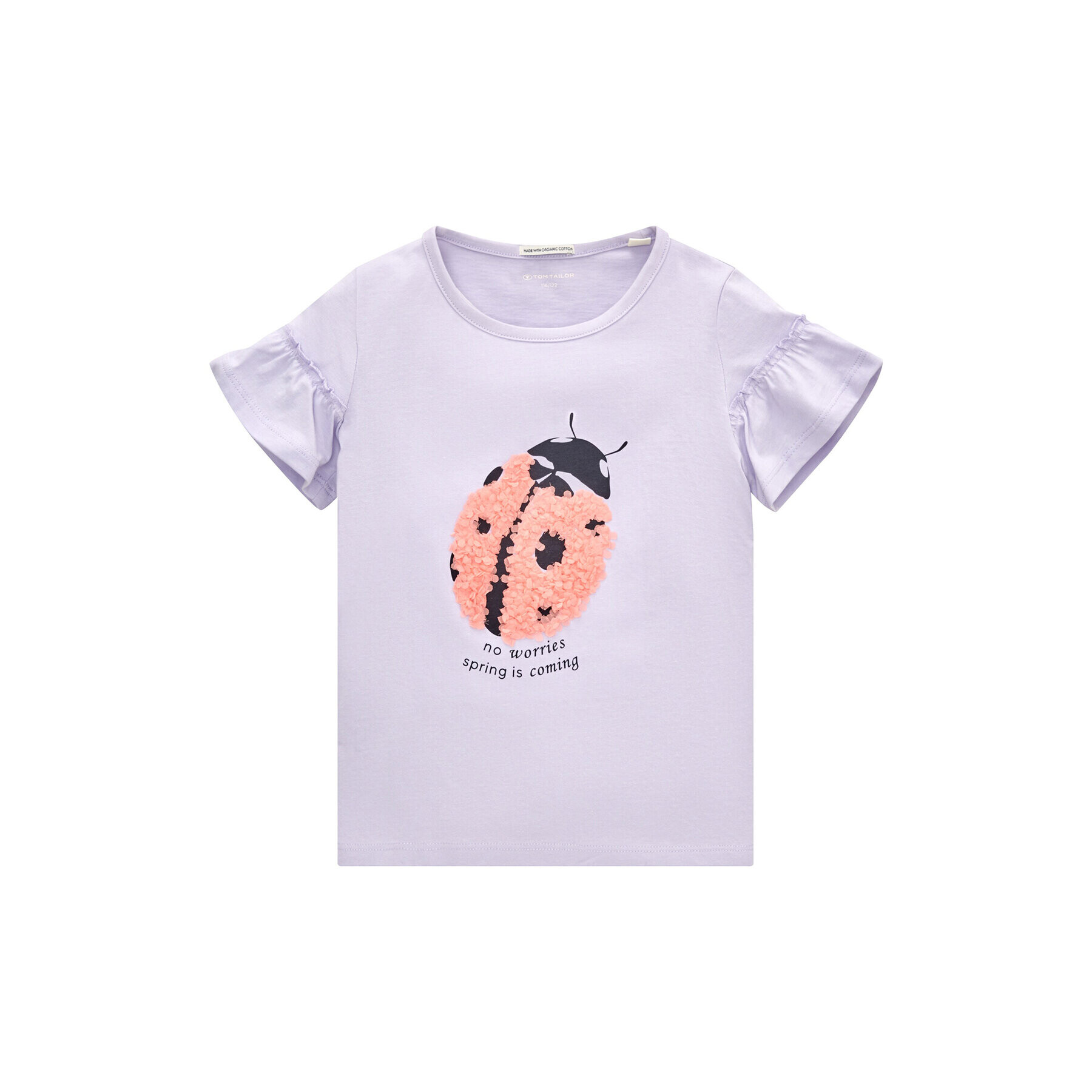 Tom Tailor Тишърт 1035199 Виолетов - Pepit.bg