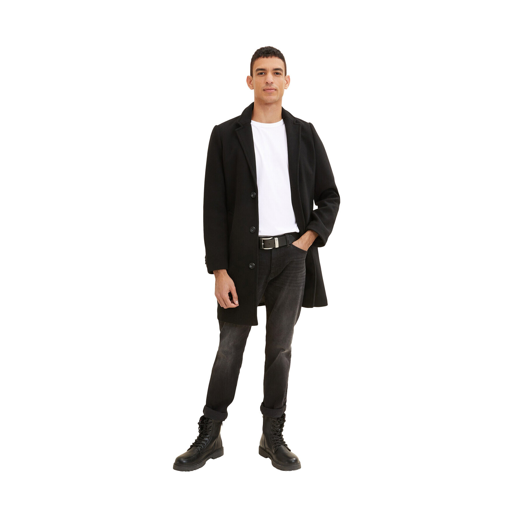 Tom Tailor Тишърт 1035552 Бял Regular Fit - Pepit.bg
