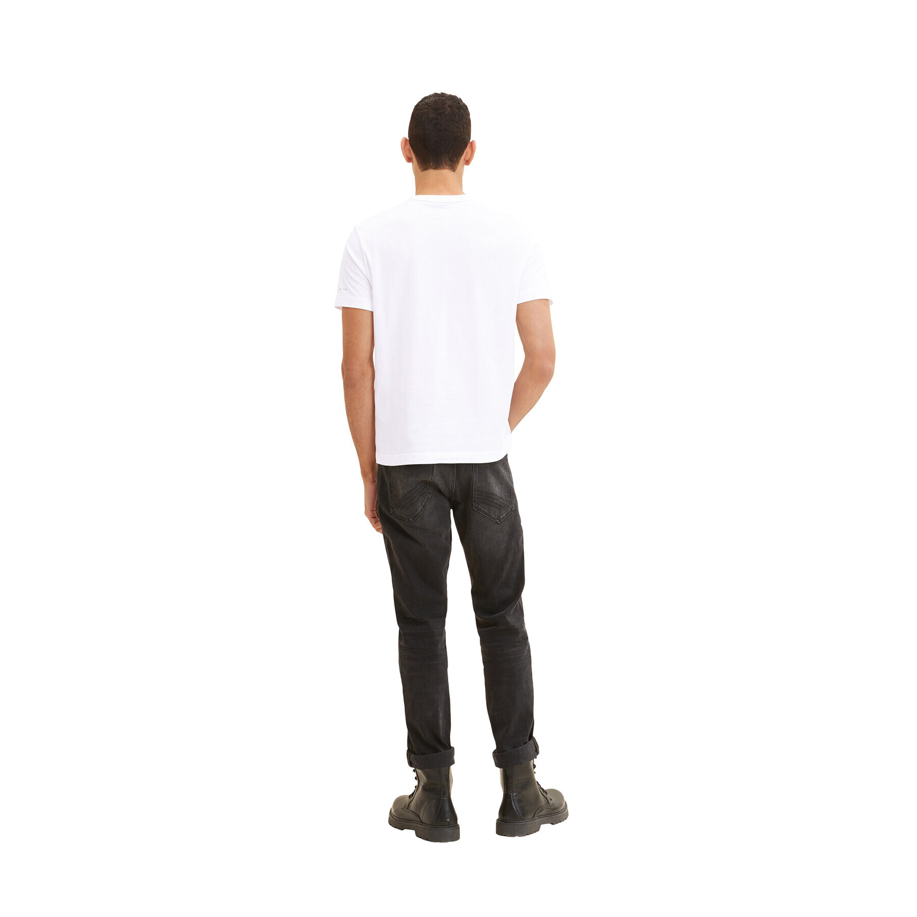 Tom Tailor Тишърт 1035552 Бял Regular Fit - Pepit.bg