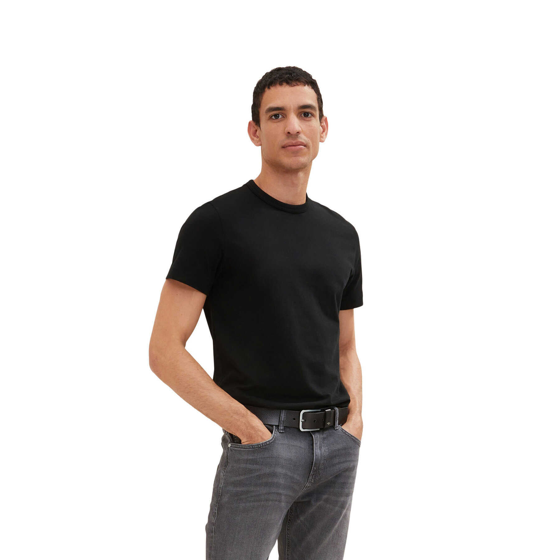 Tom Tailor Тишърт 1035552 Черен Regular Fit - Pepit.bg