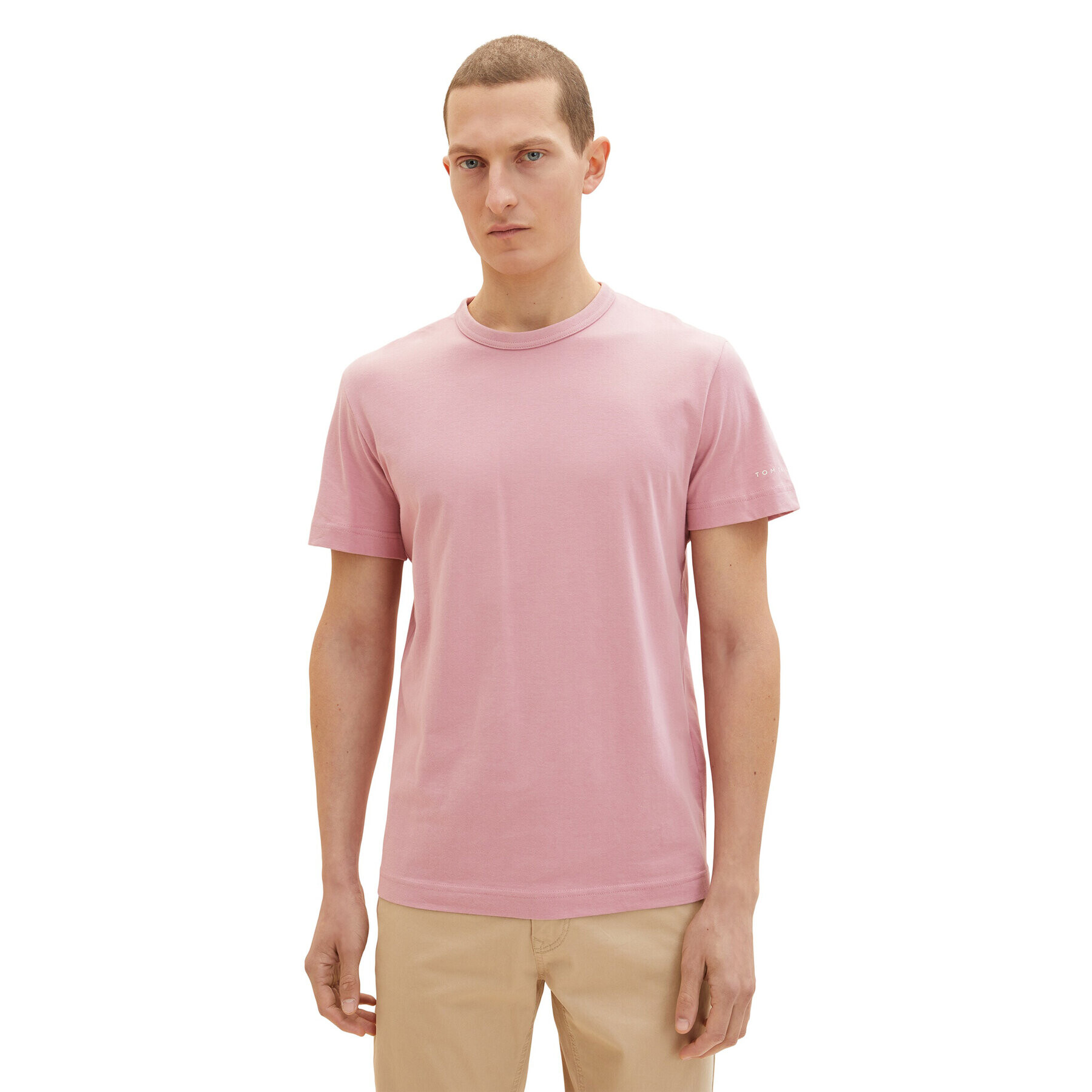 Tom Tailor Тишърт 1035552 Розов Regular Fit - Pepit.bg