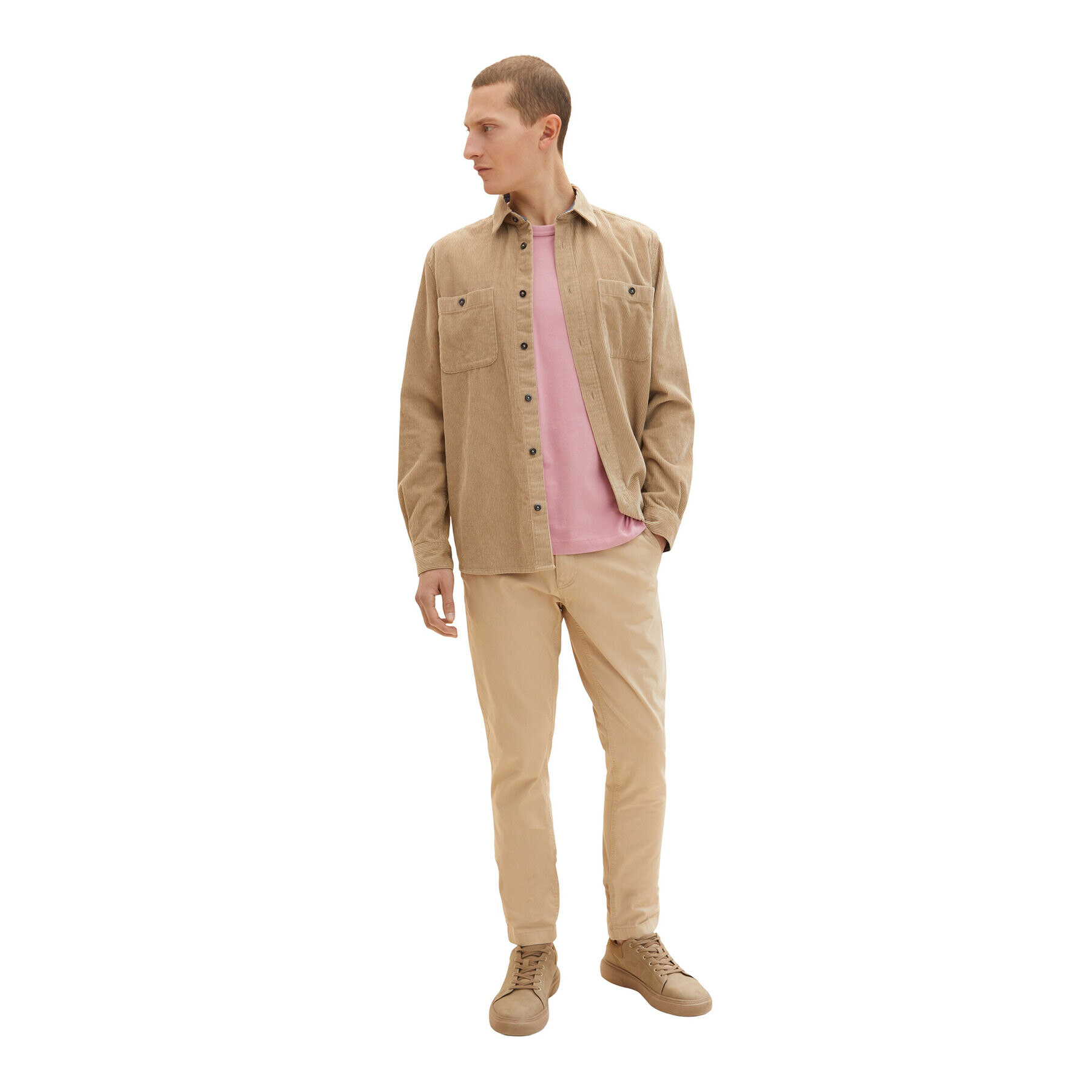 Tom Tailor Тишърт 1035552 Розов Regular Fit - Pepit.bg